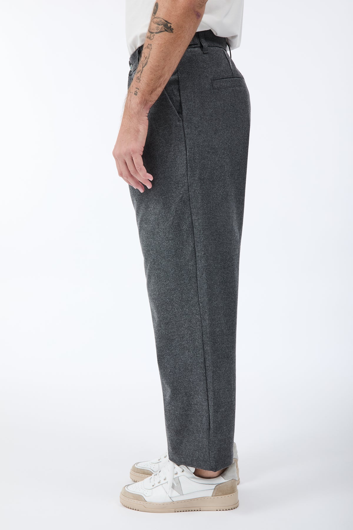 Pantalone Berna Japan Fibbie Antracite 492