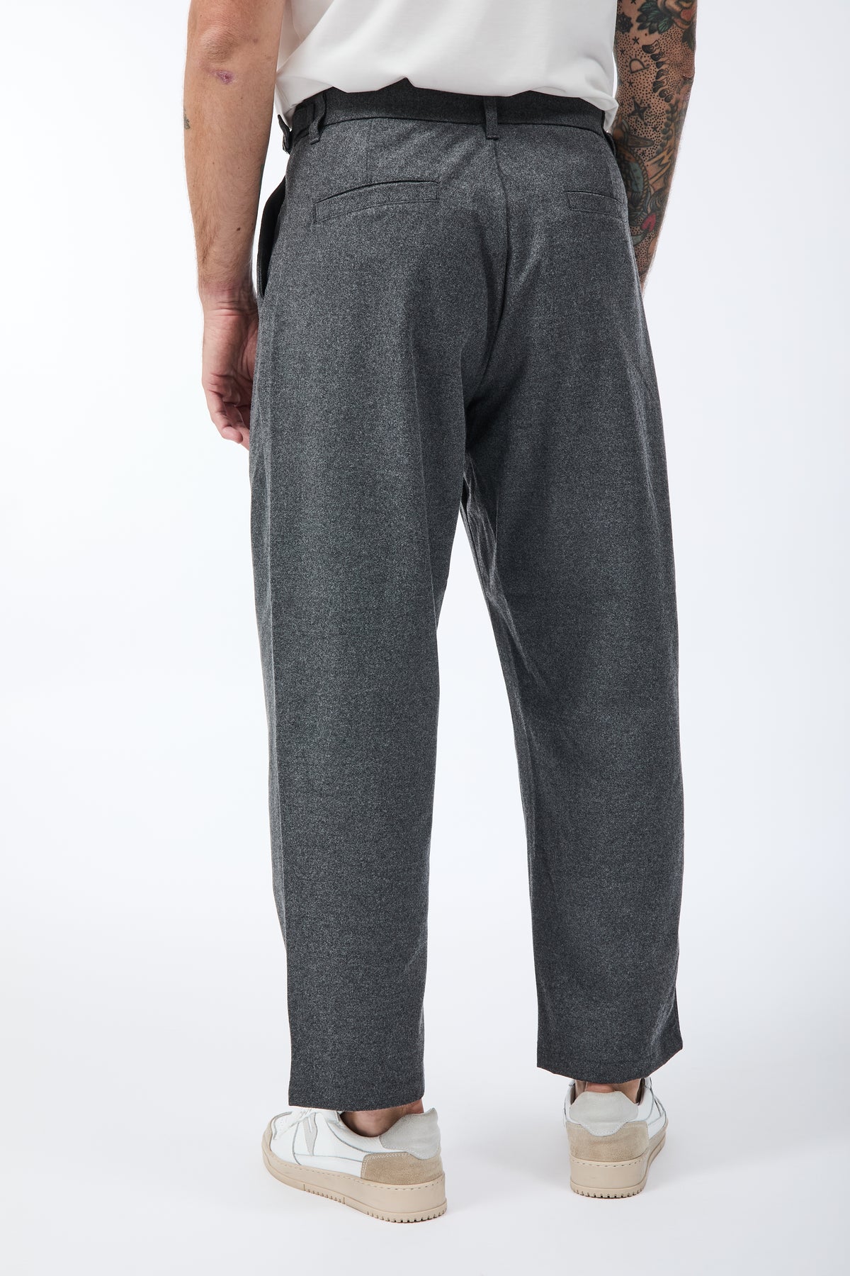 Pantalone Berna Japan Fibbie Antracite 492