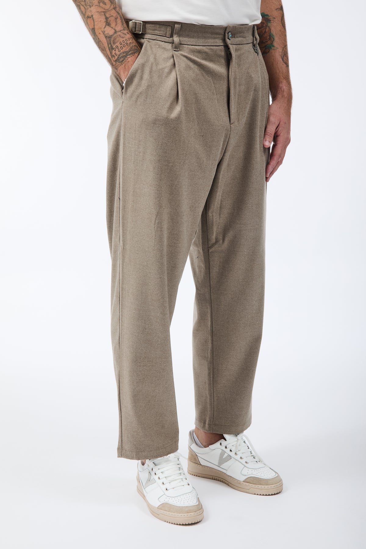 Pantalone Berna Japan Fibbie Beige 492