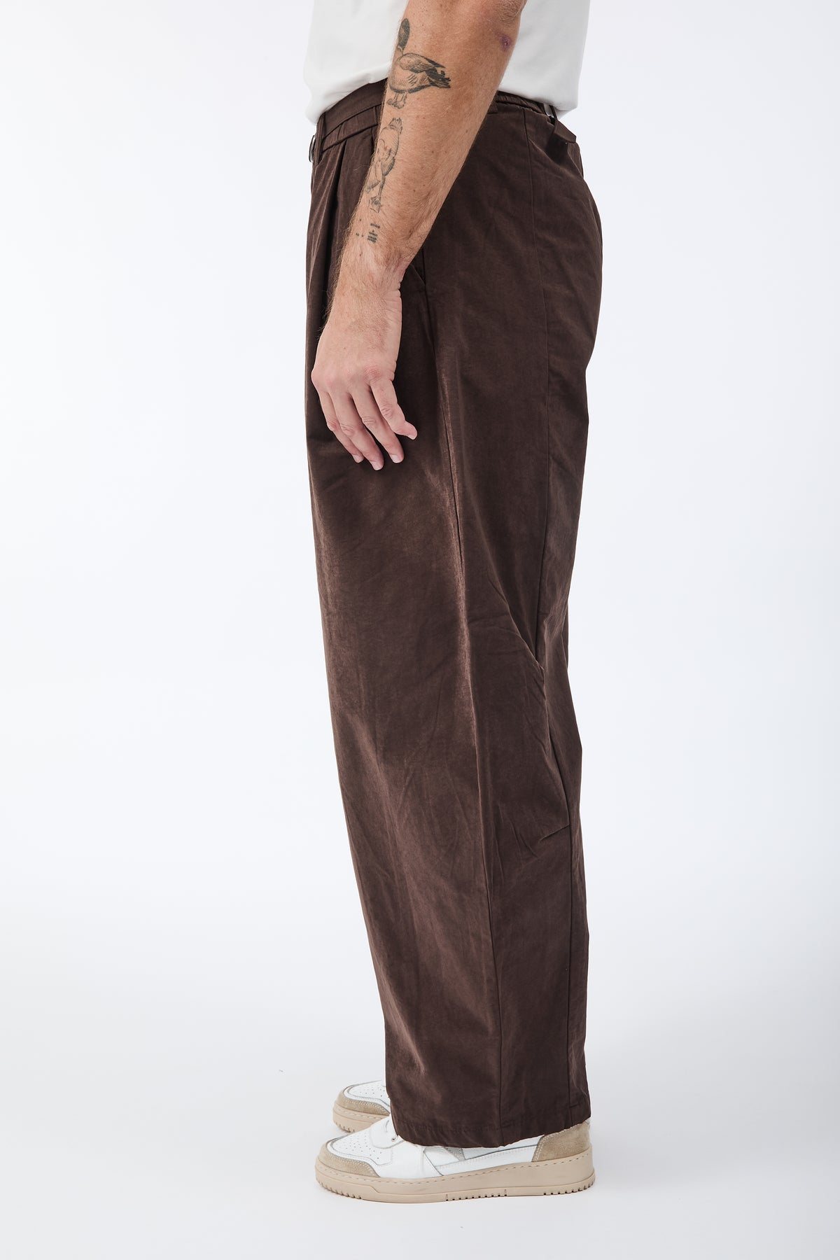 Pantalone Berna Barrel Caffè