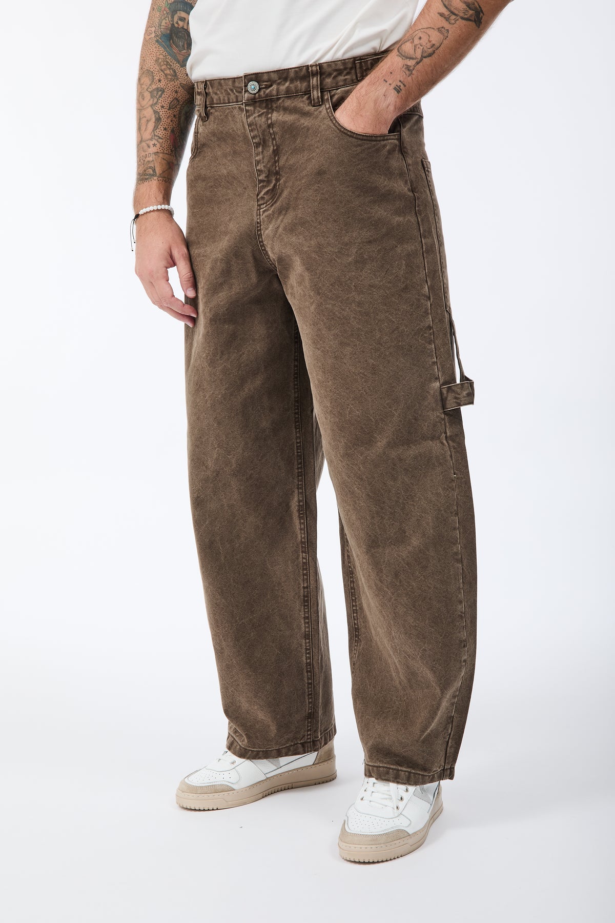 Jeans Berna Work Cioccolato Canvas