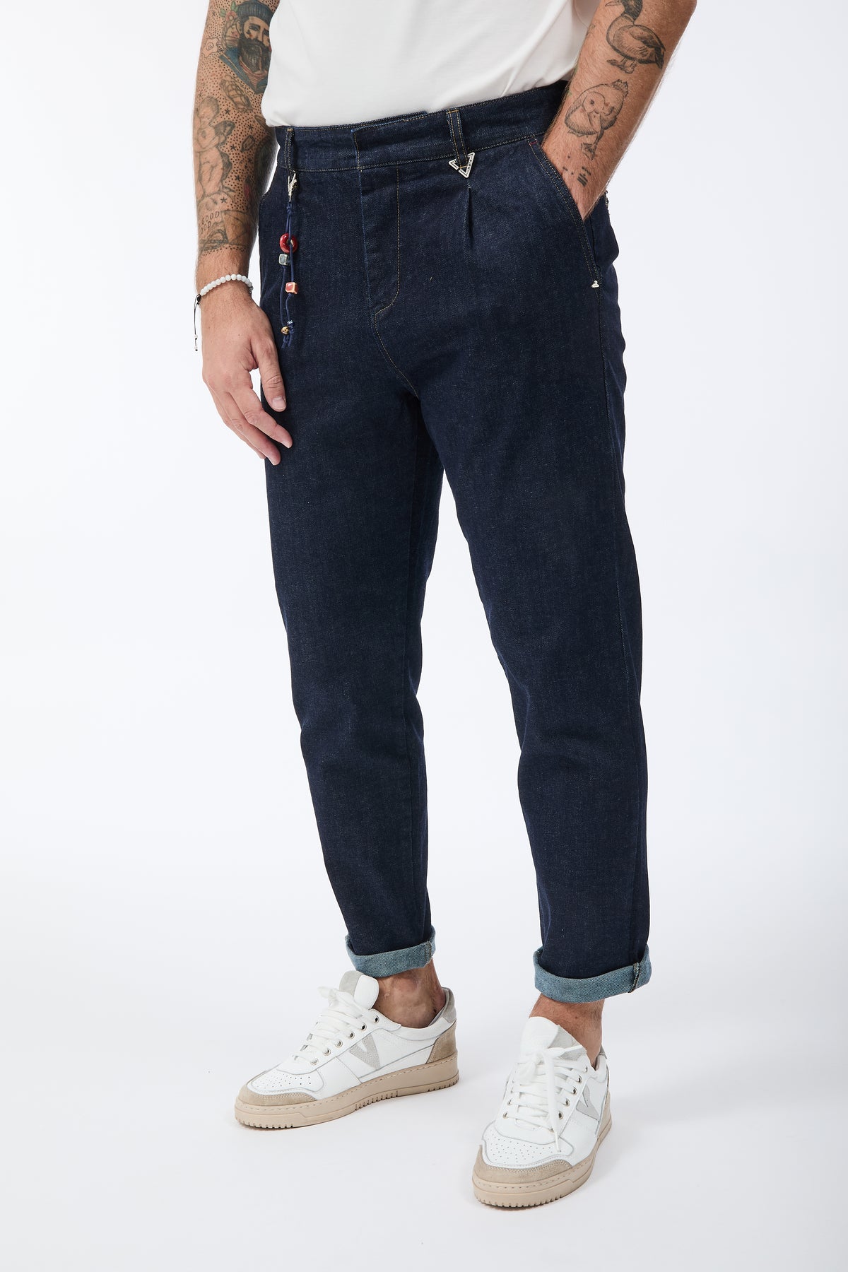Pantalone Berna Cropped Denim 335