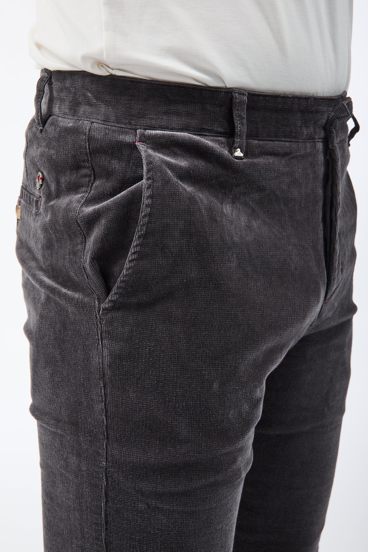 Pantalone Berna Chinos Velluto Asfalto 310