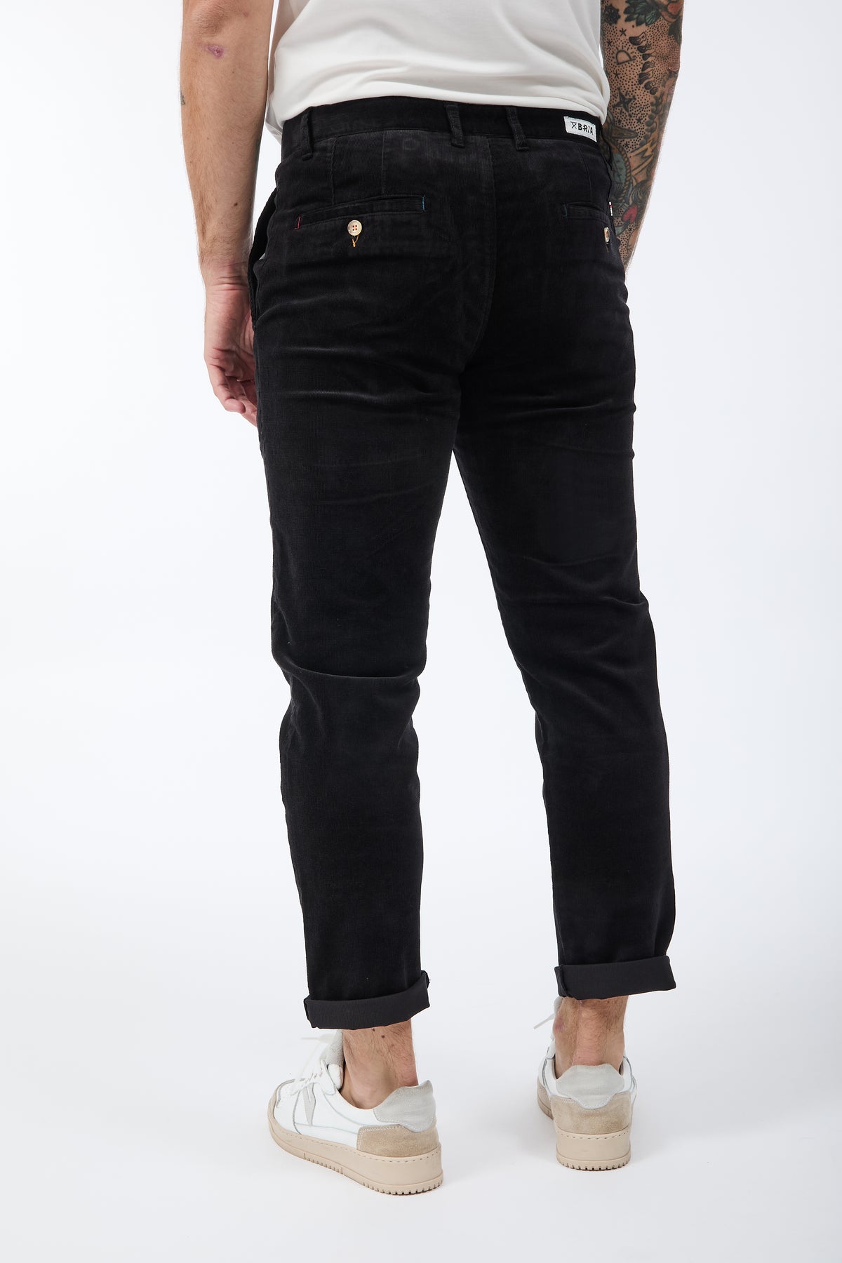 Pantalone Berna Chinos Velluto Nero 310