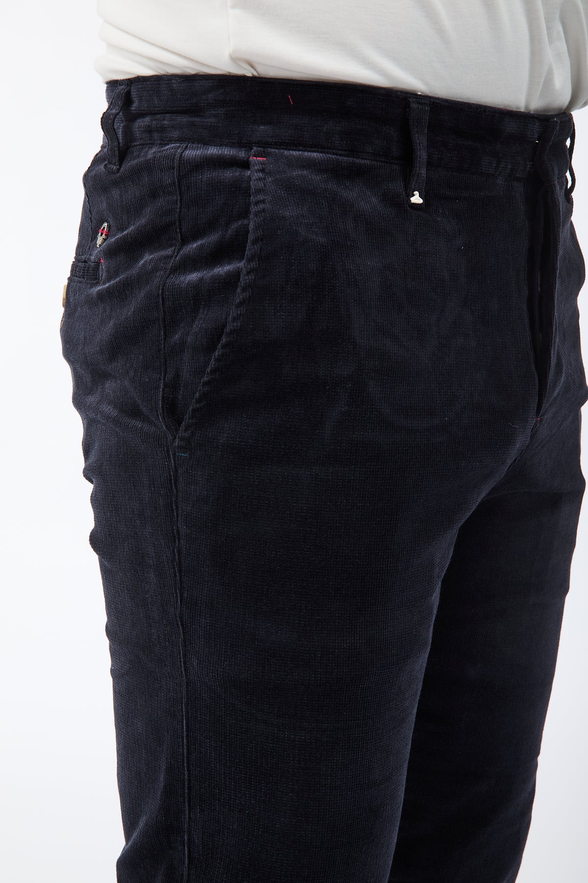 Pantalone Berna Chinos Velluto Blu 310