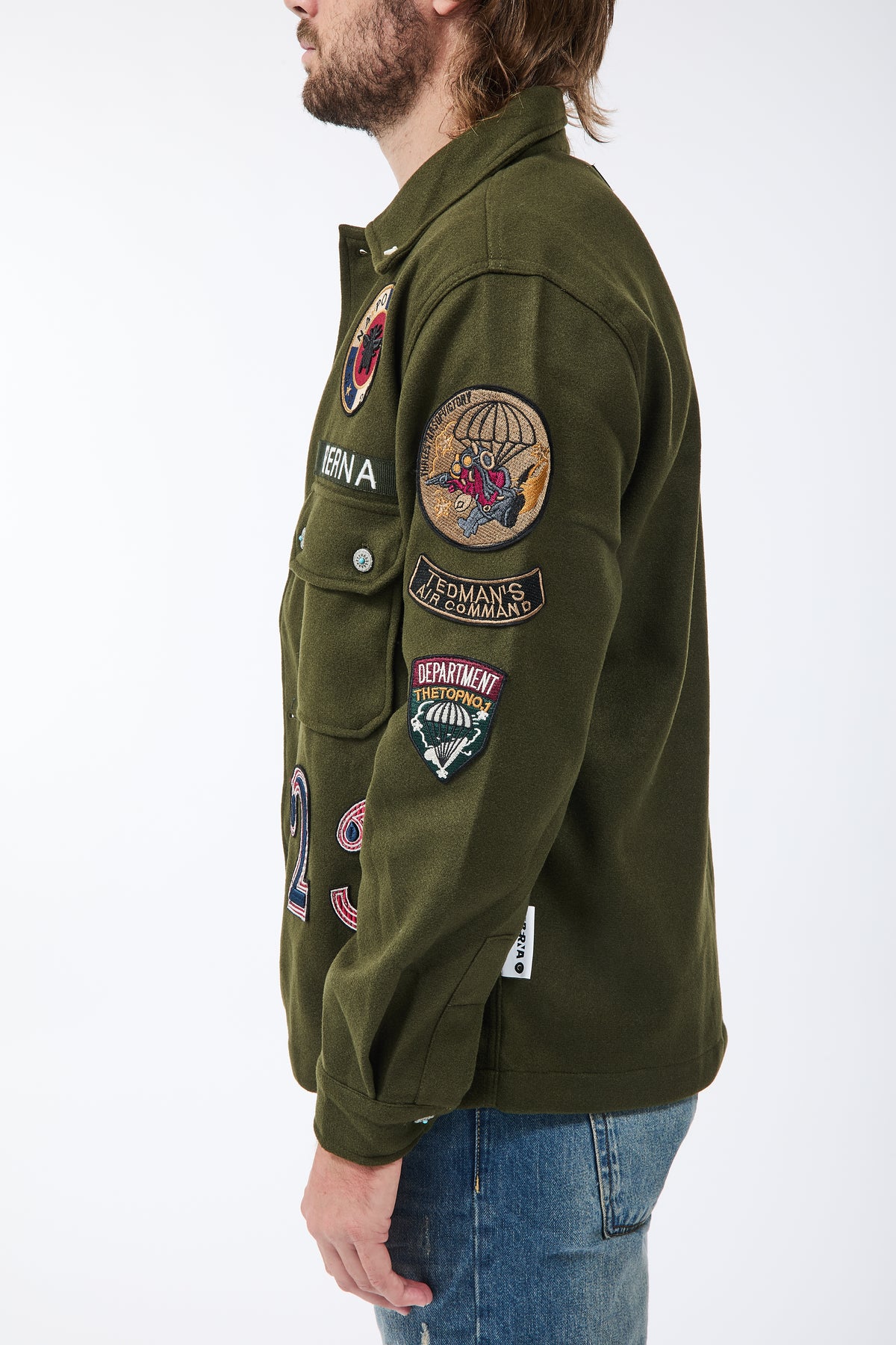 Overshirt Berna Boyscout patch Militare