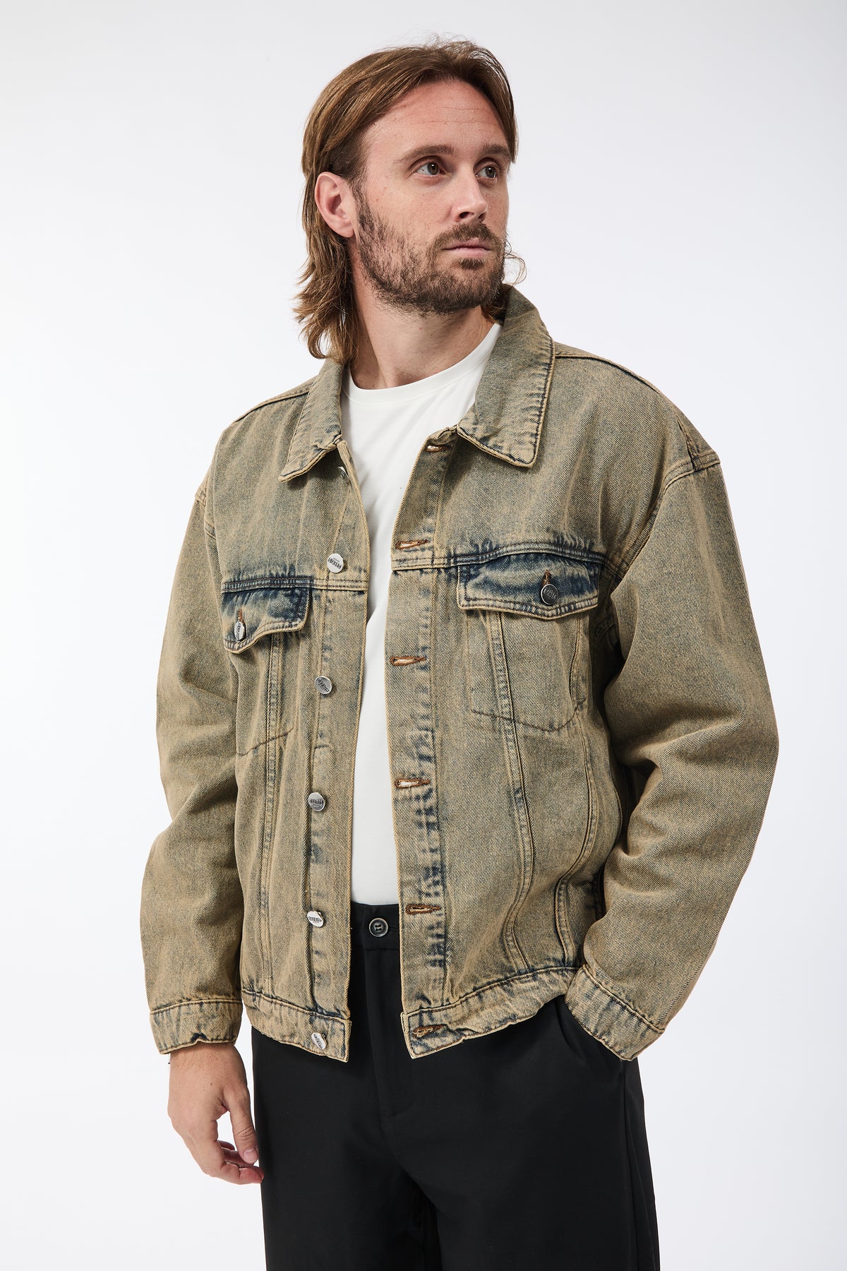 Giacchetta Over-d Denim Cammello J24