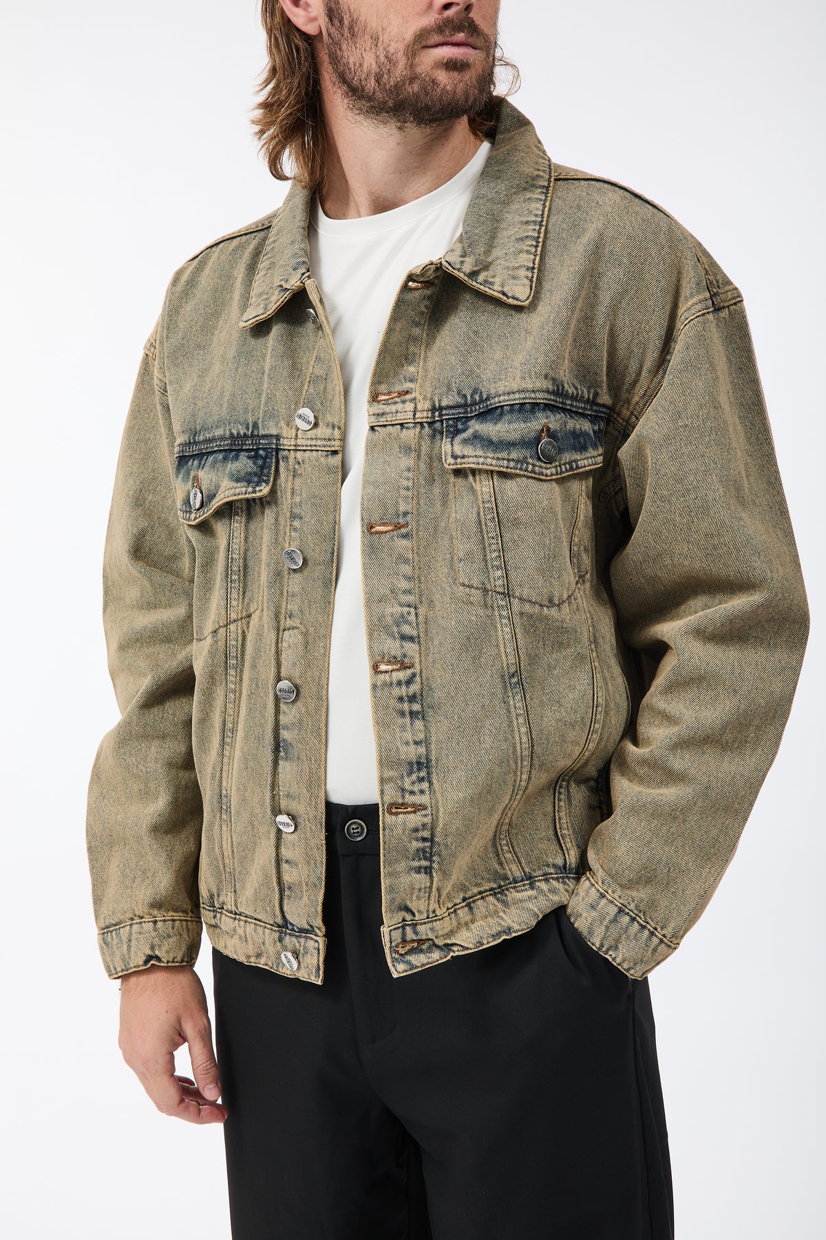 Giacchetta Over-d Denim Cammello J24