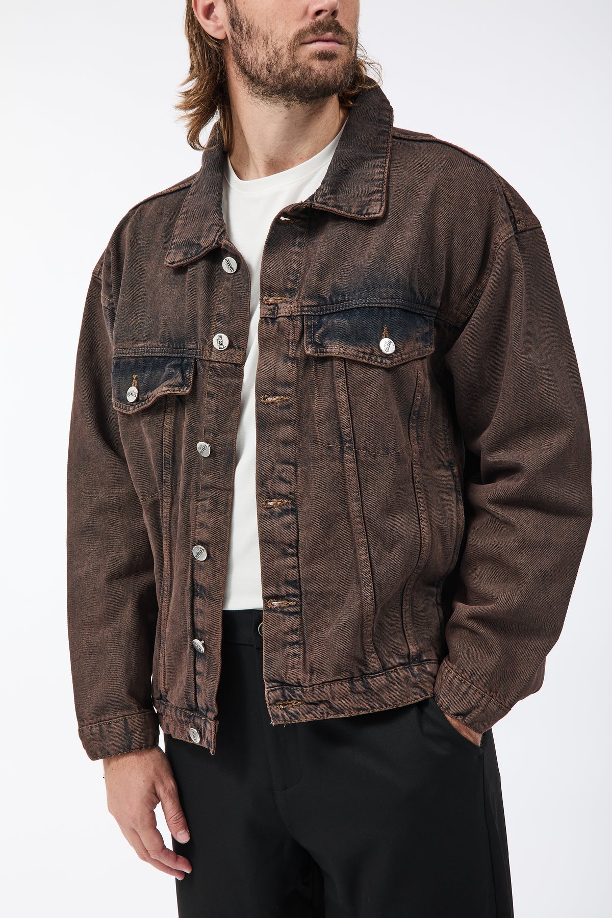Giacchetta Over-d Denim Moro J24