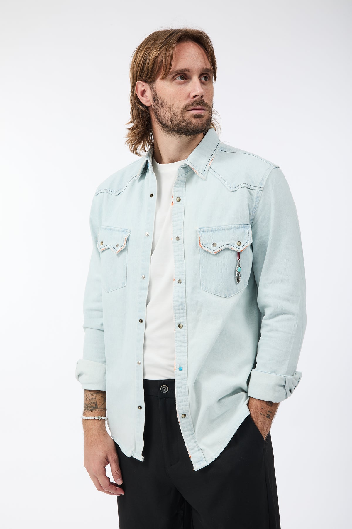 Camicia Berna Denim Destroy