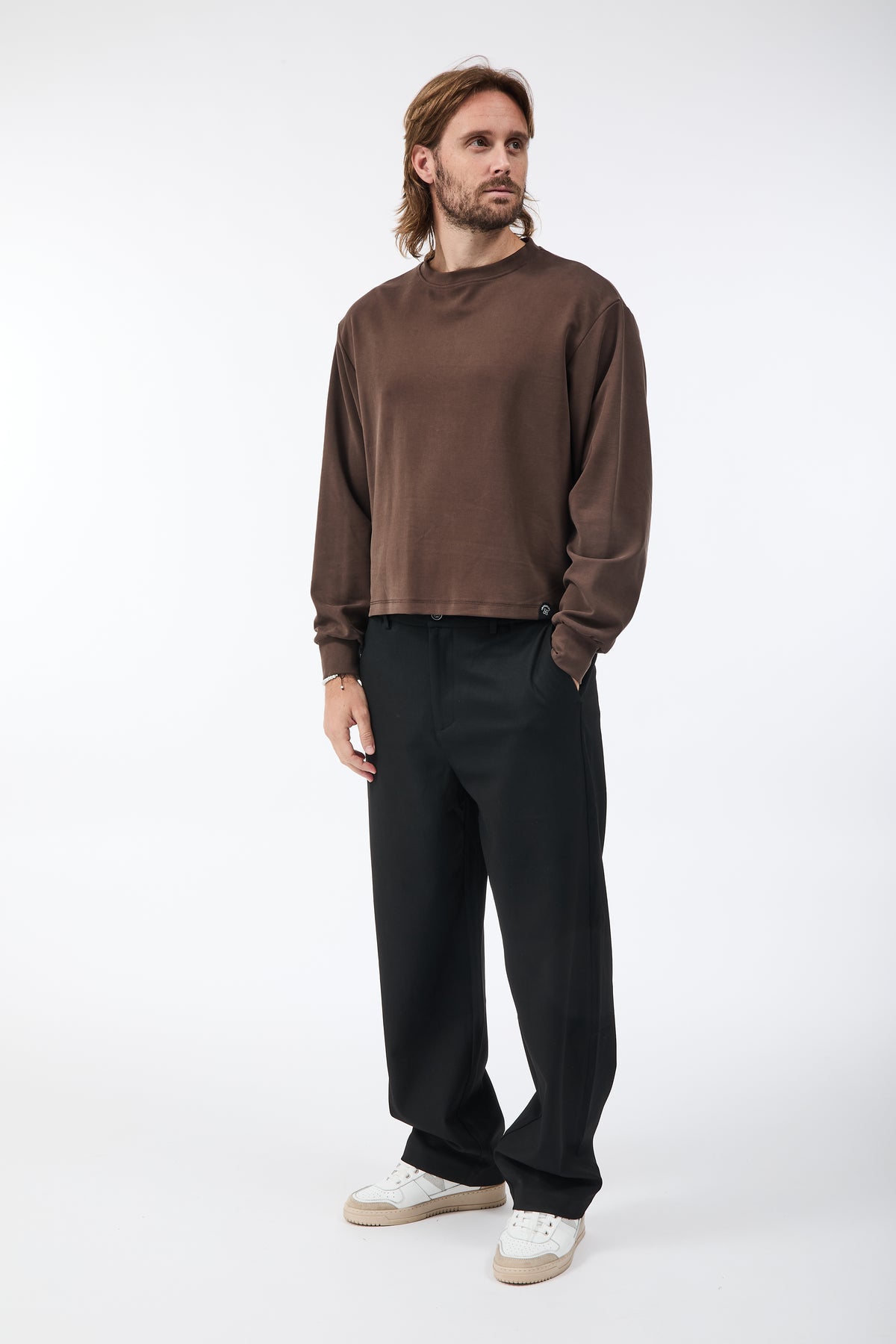 Felpa Imperial Cropped Moro I70