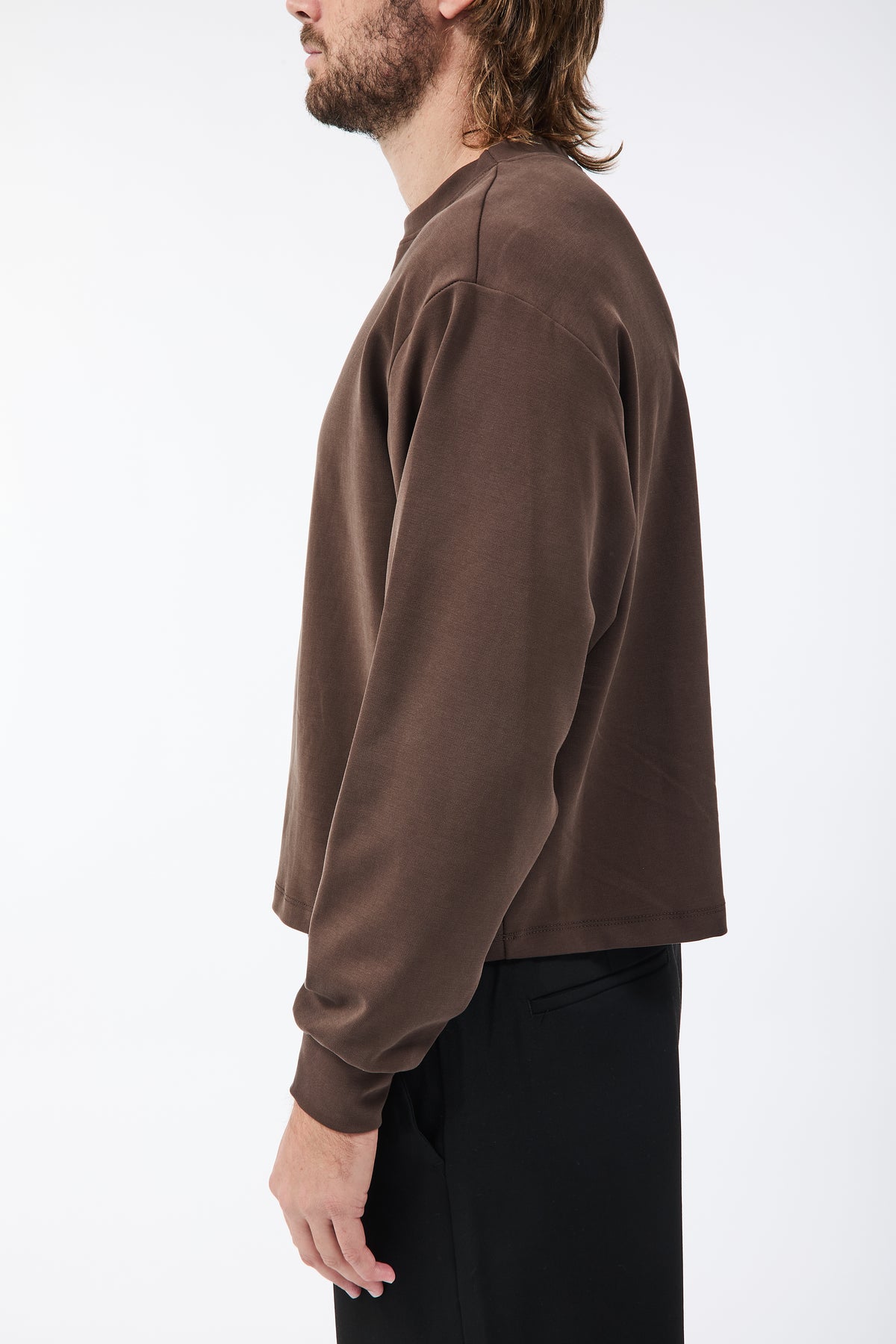 Felpa Imperial Cropped Moro I70