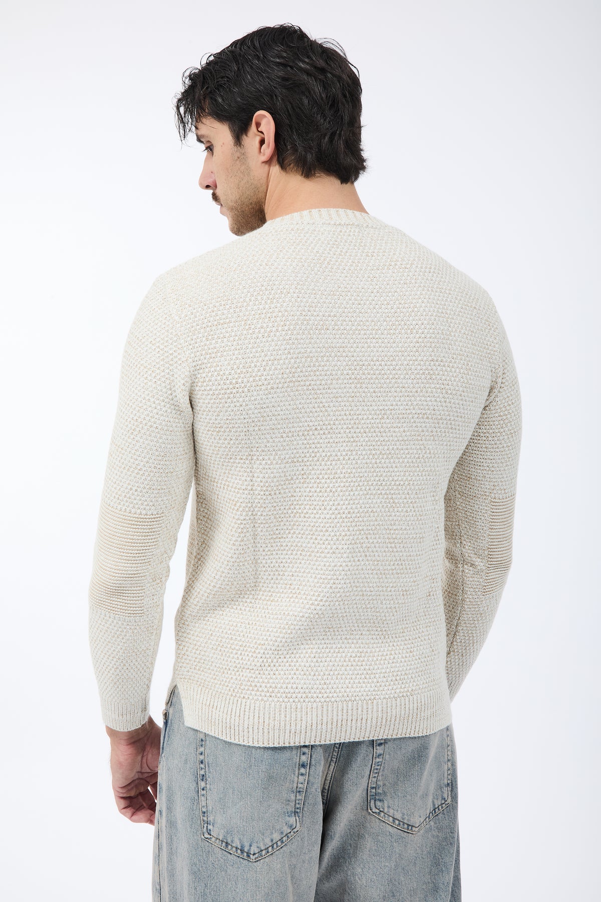 Maglione Block Eleven Scandiano Panna-Cammello