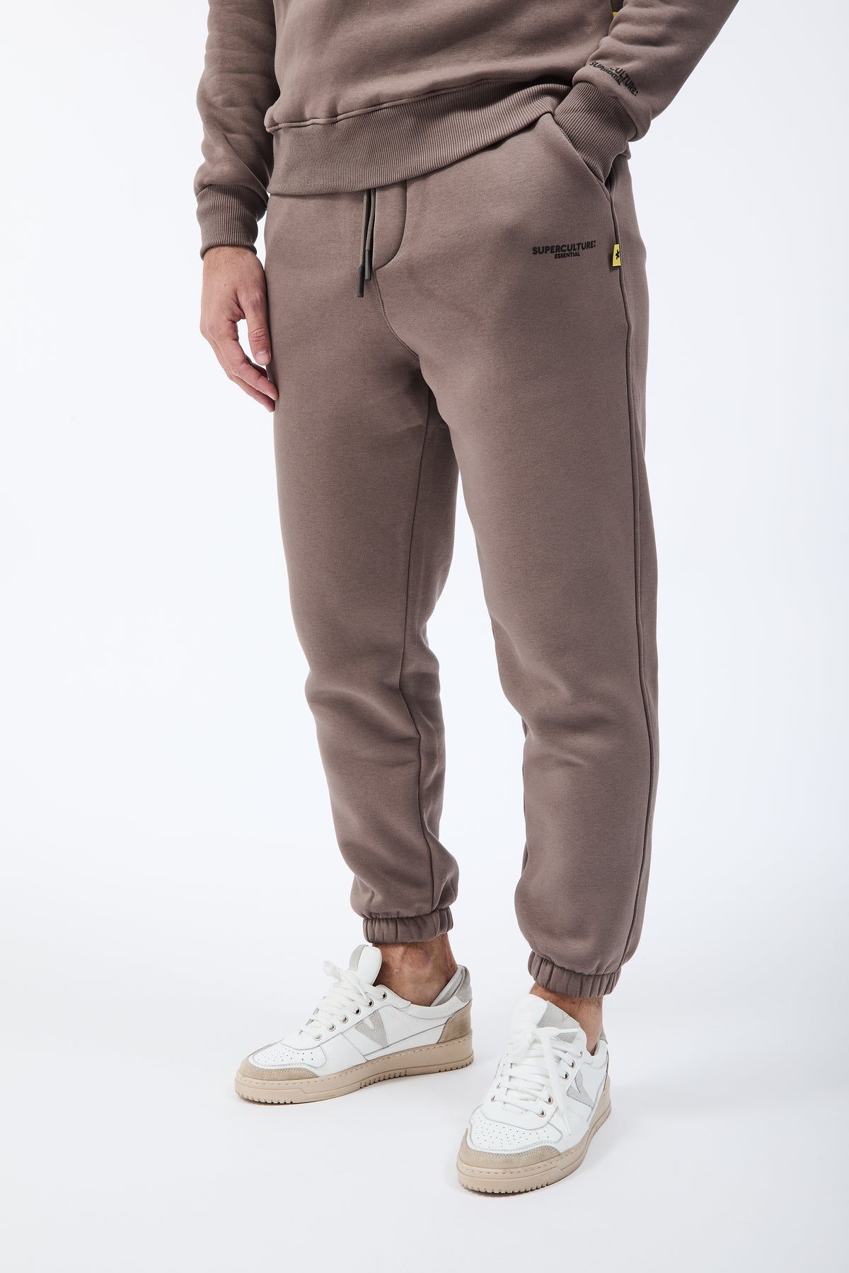Pantalone Superculture Felpa Jog Tortora