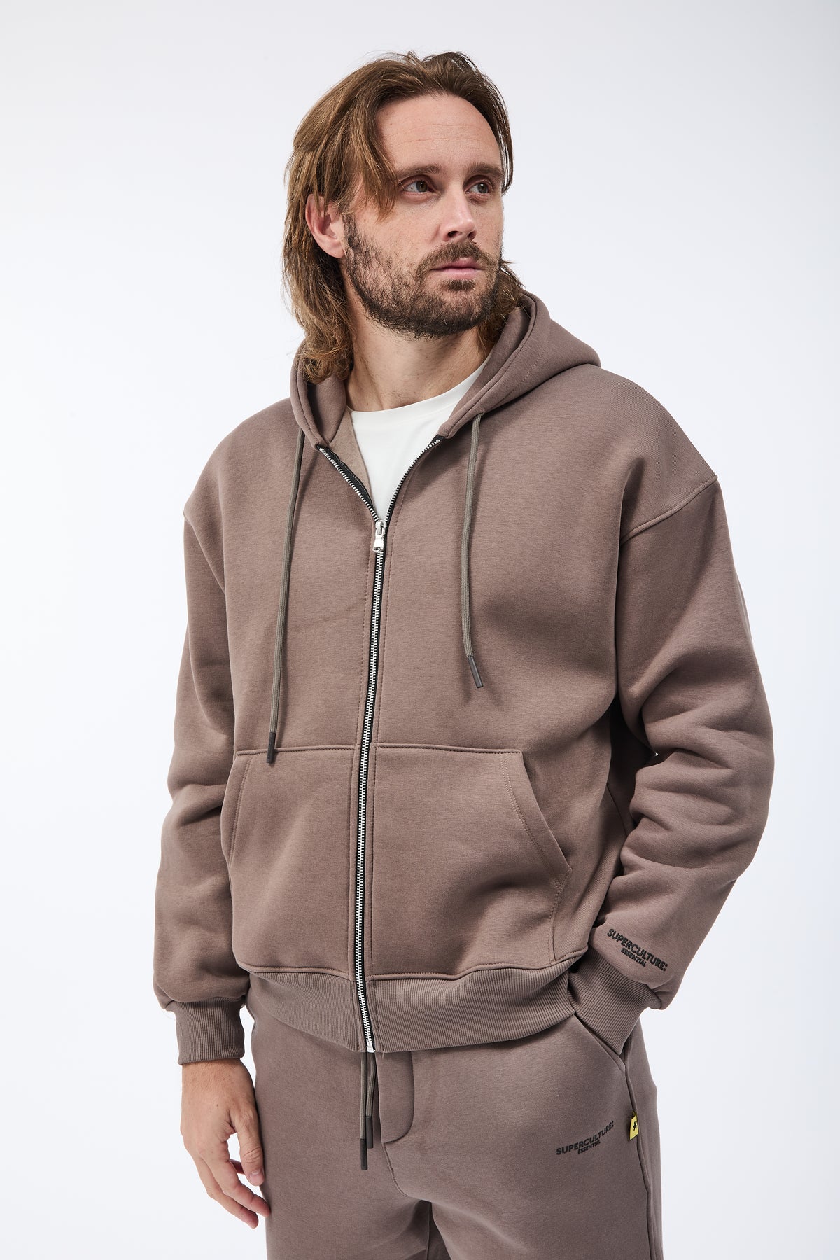 Felpa Superculture Zip Travis Tortora