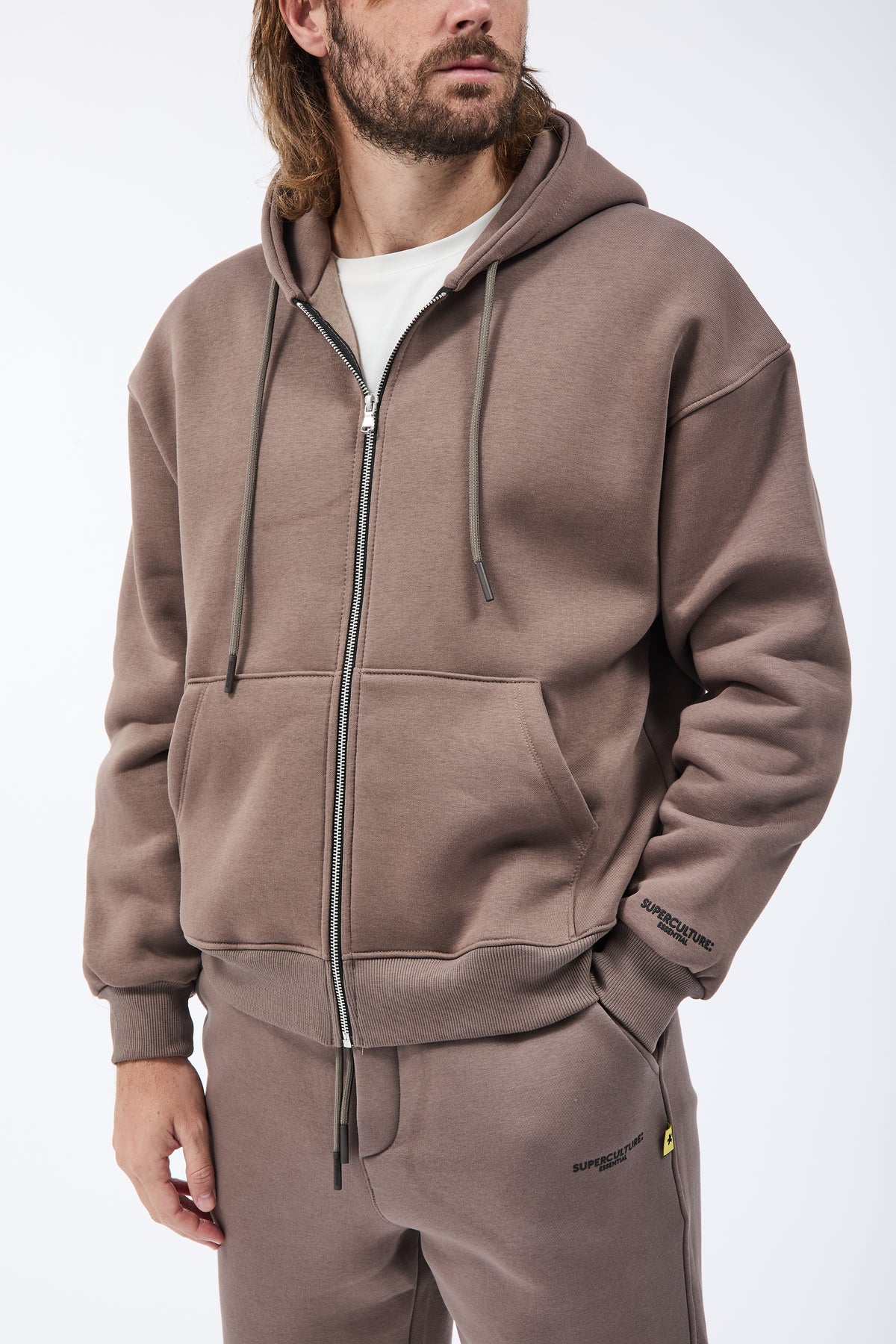 Felpa Superculture Zip Travis Tortora
