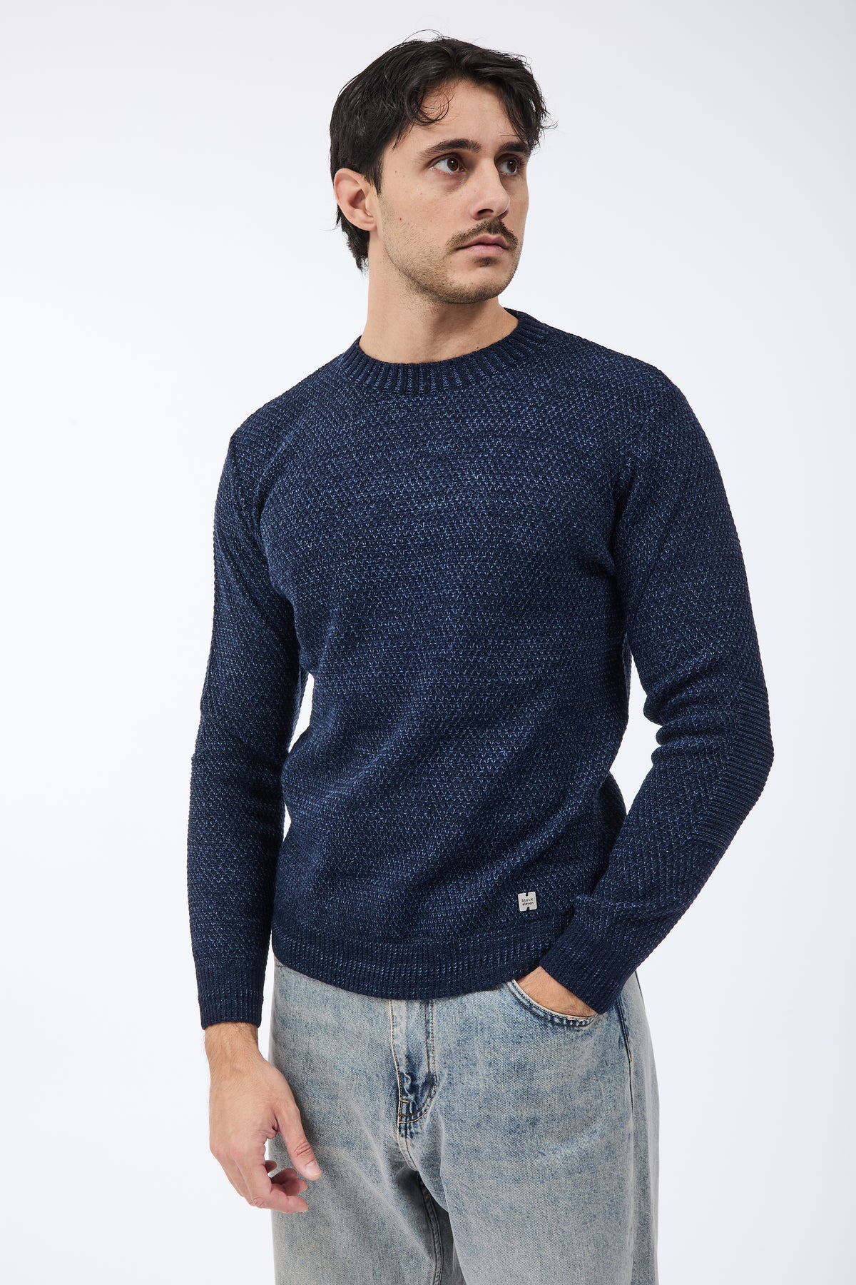 Maglione Block Eleven Scandiano Blu-Jeans