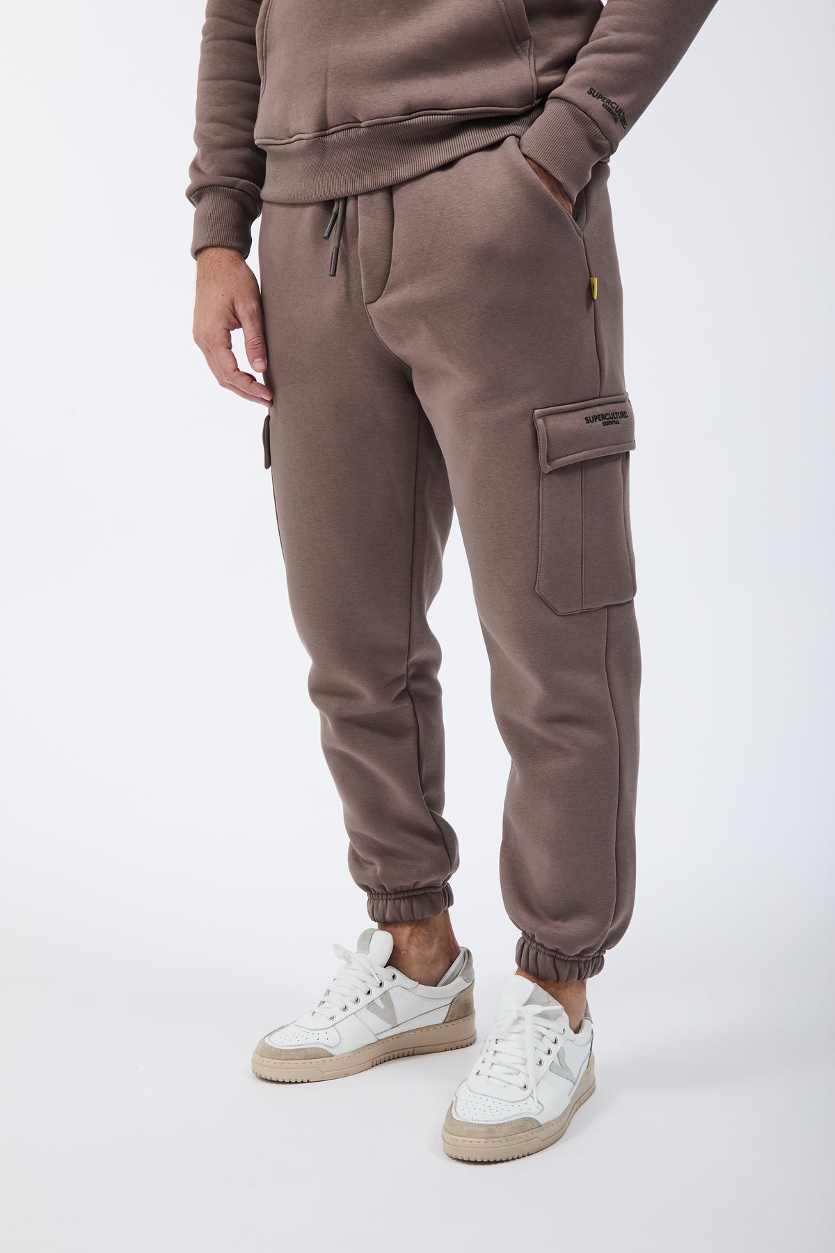 Pantalone Superculture Felpa Poser Tortora