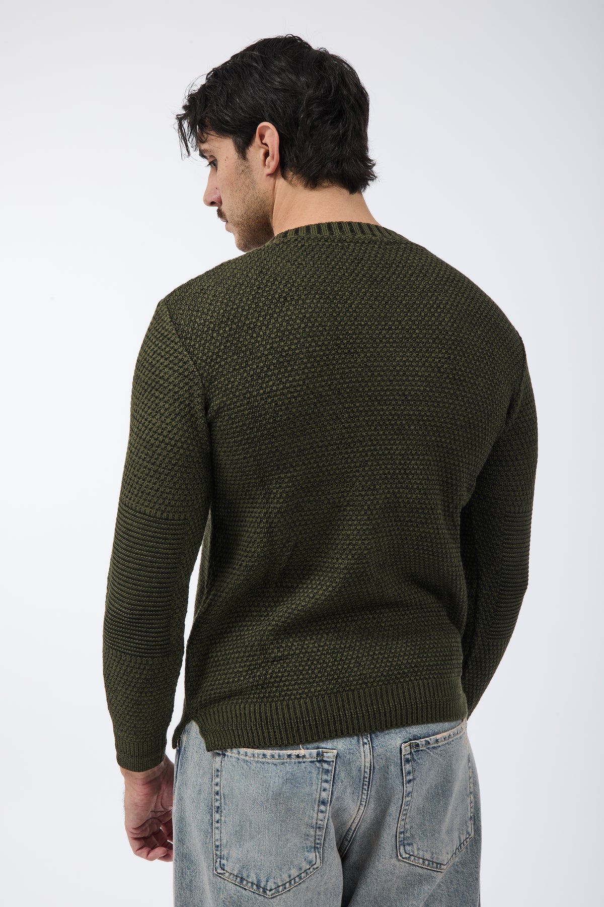 Maglione Block Eleven Scandiano Verde-Nero