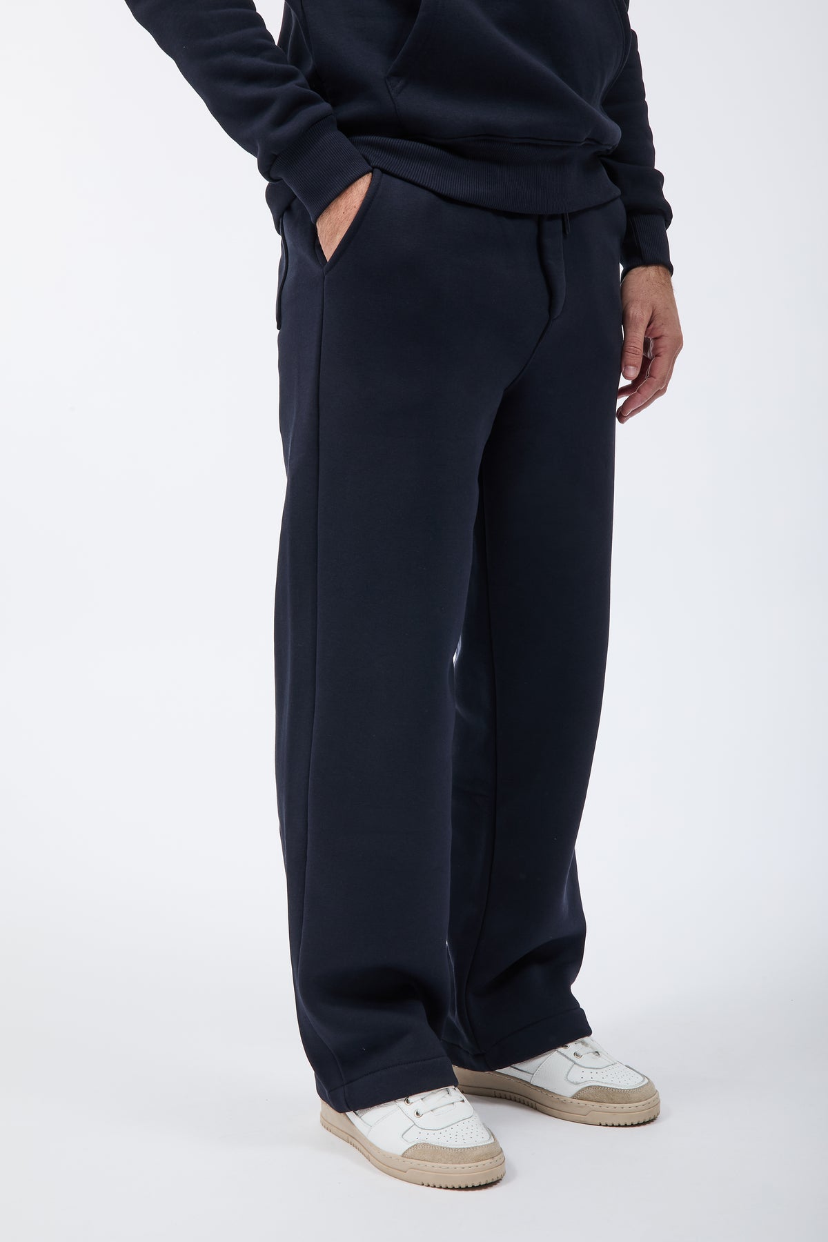 Pantalone Superculture Felpa Palazzo James Blu