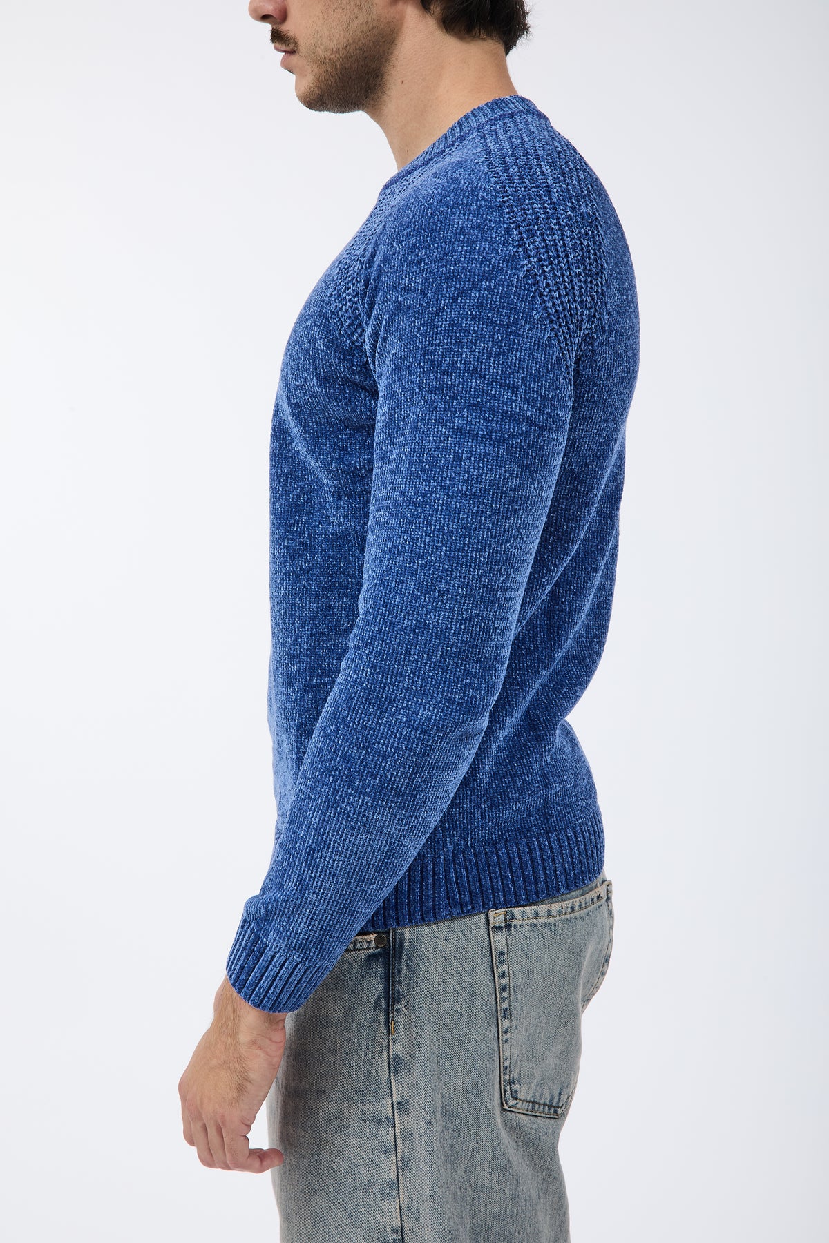 Maglione Over-d Ciniglia M21 Denim