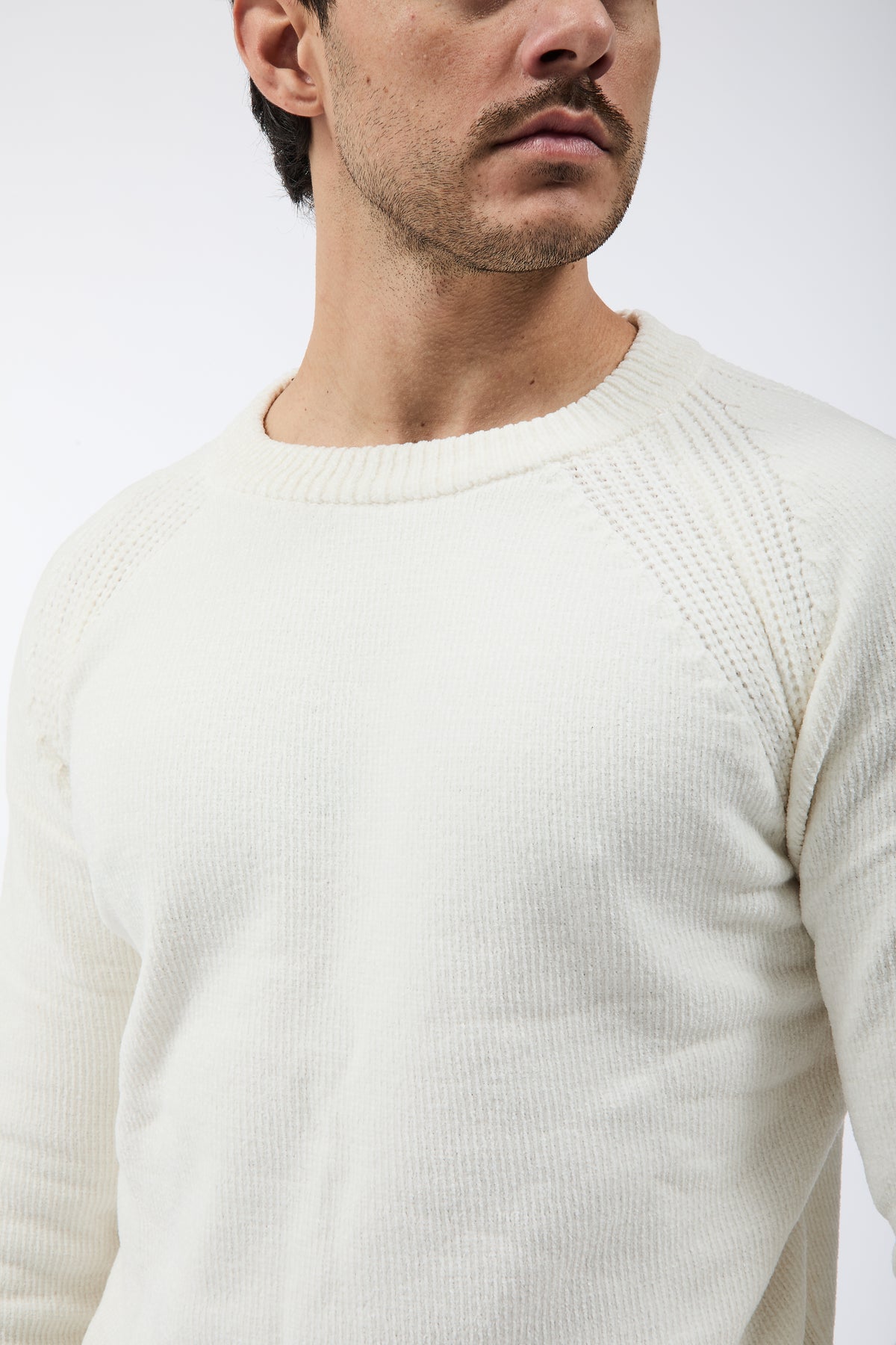 Maglione Over-d Ciniglia M21 Panna