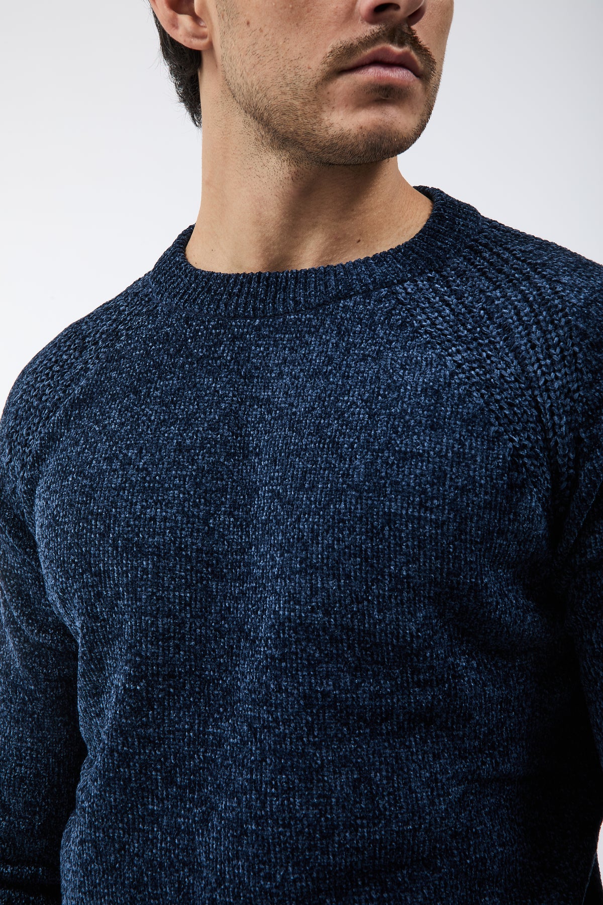 Maglione Over-d Ciniglia M21 Blu
