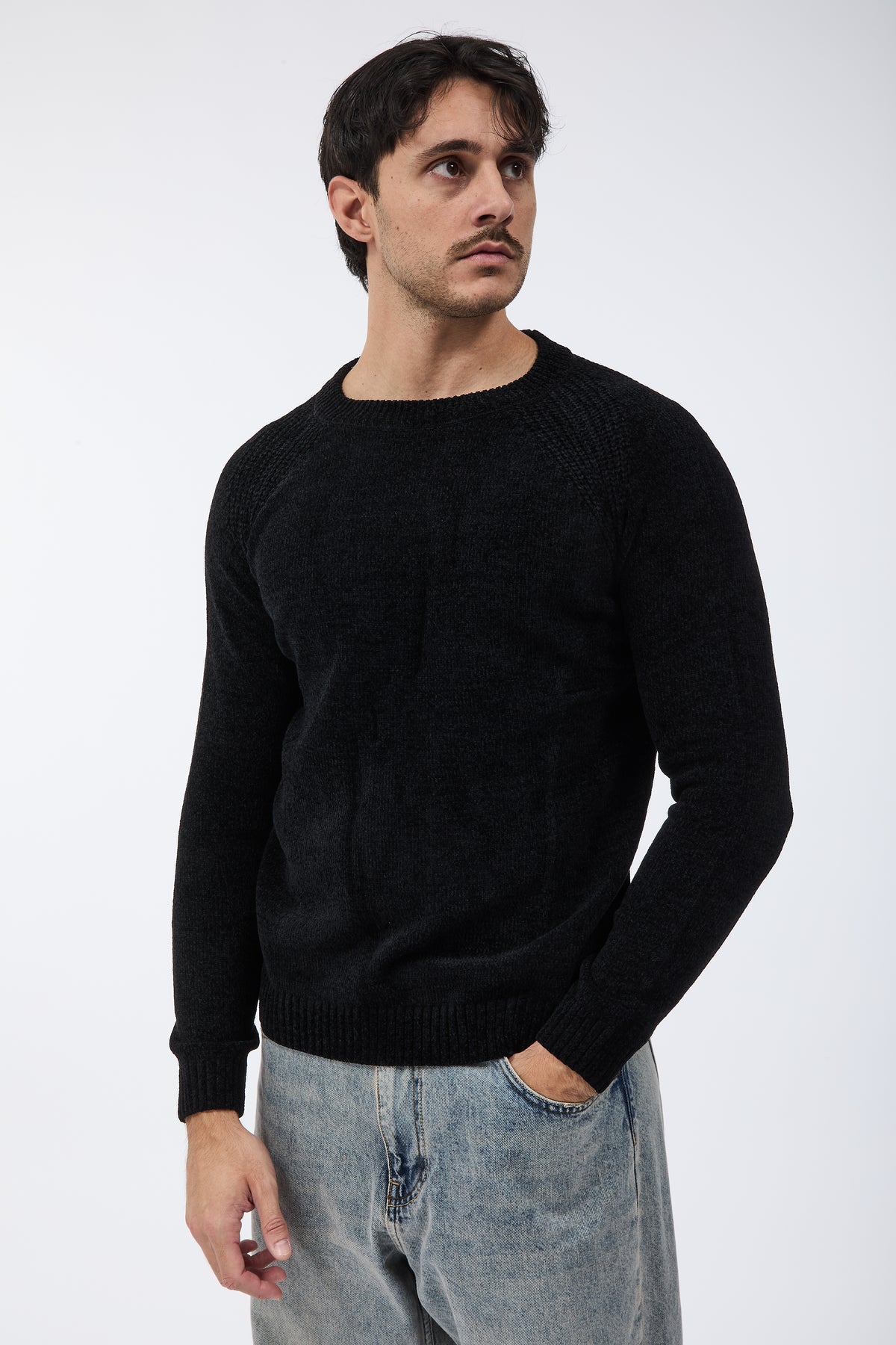 Maglione Over-d Ciniglia M21 Nero