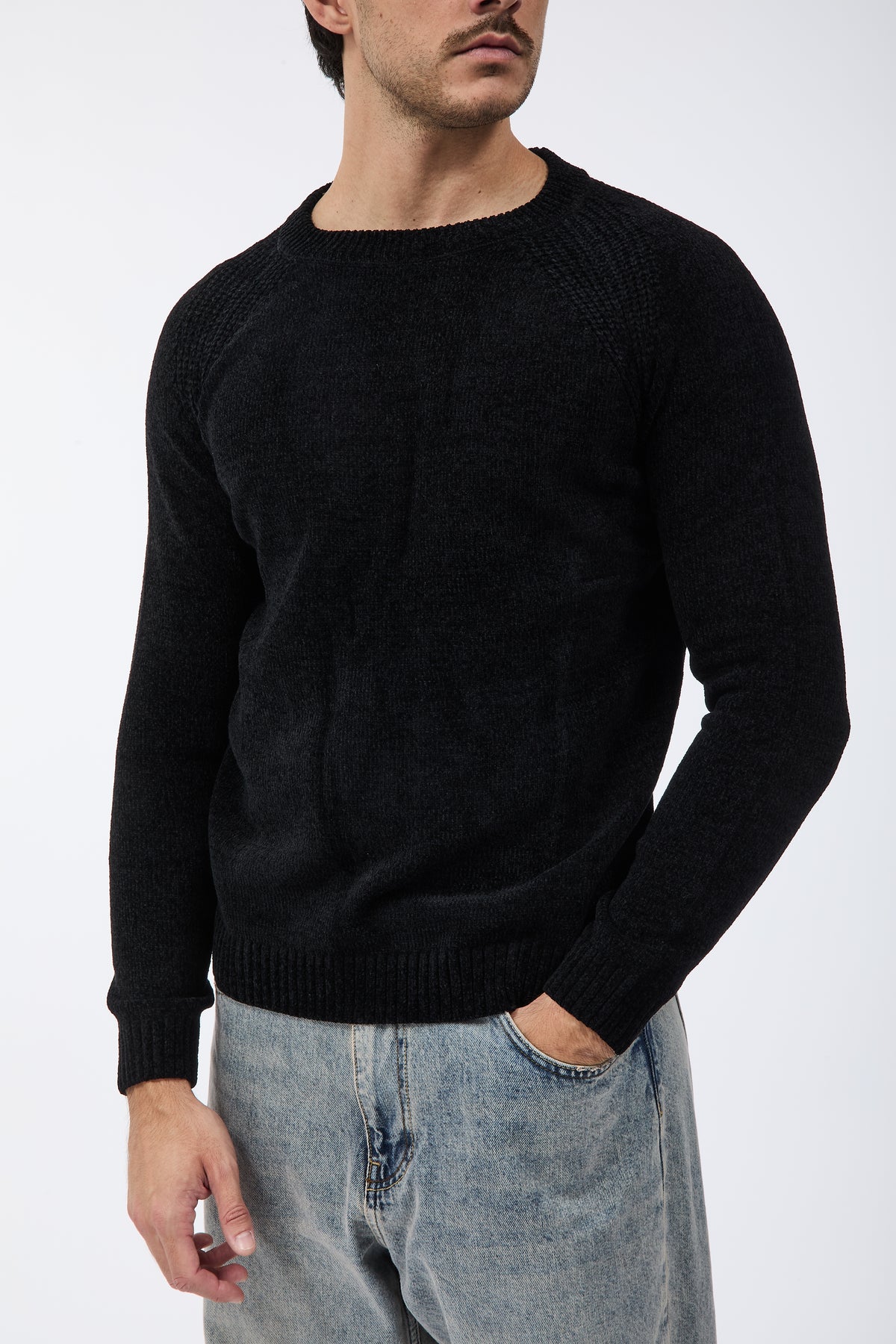 Maglione Over-d Ciniglia M21 Nero