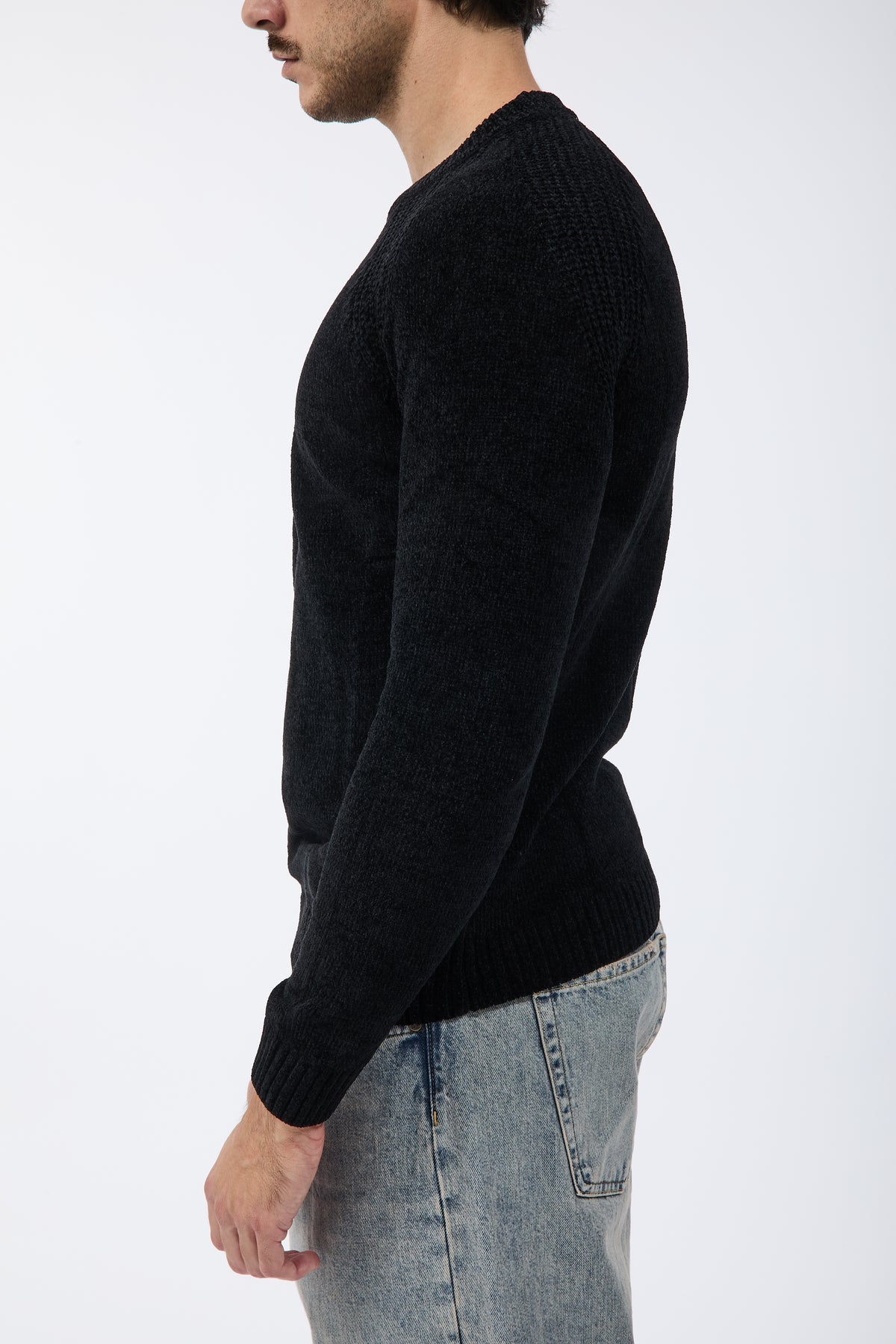 Maglione Over-d Ciniglia M21 Nero