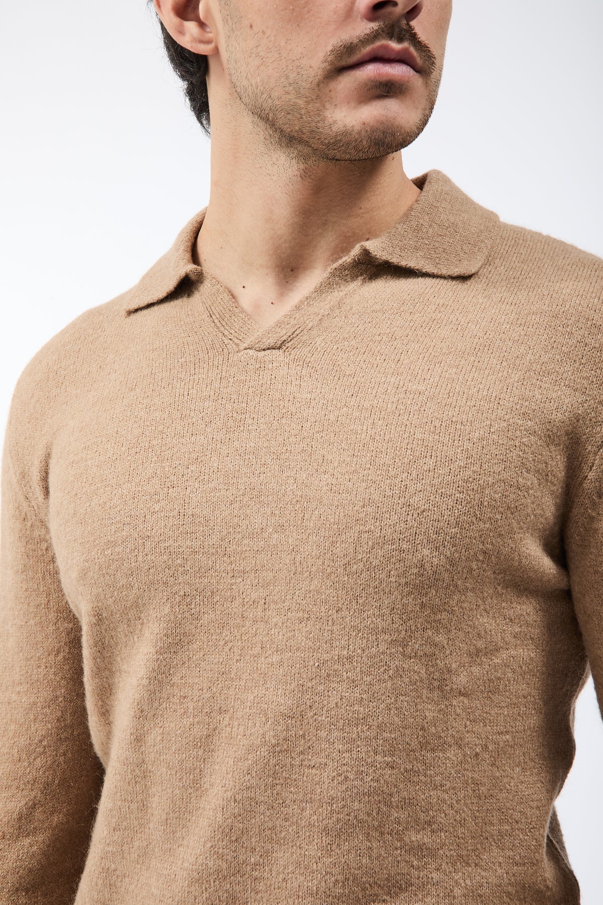 Maglione Alta Tensione Polo Cammello