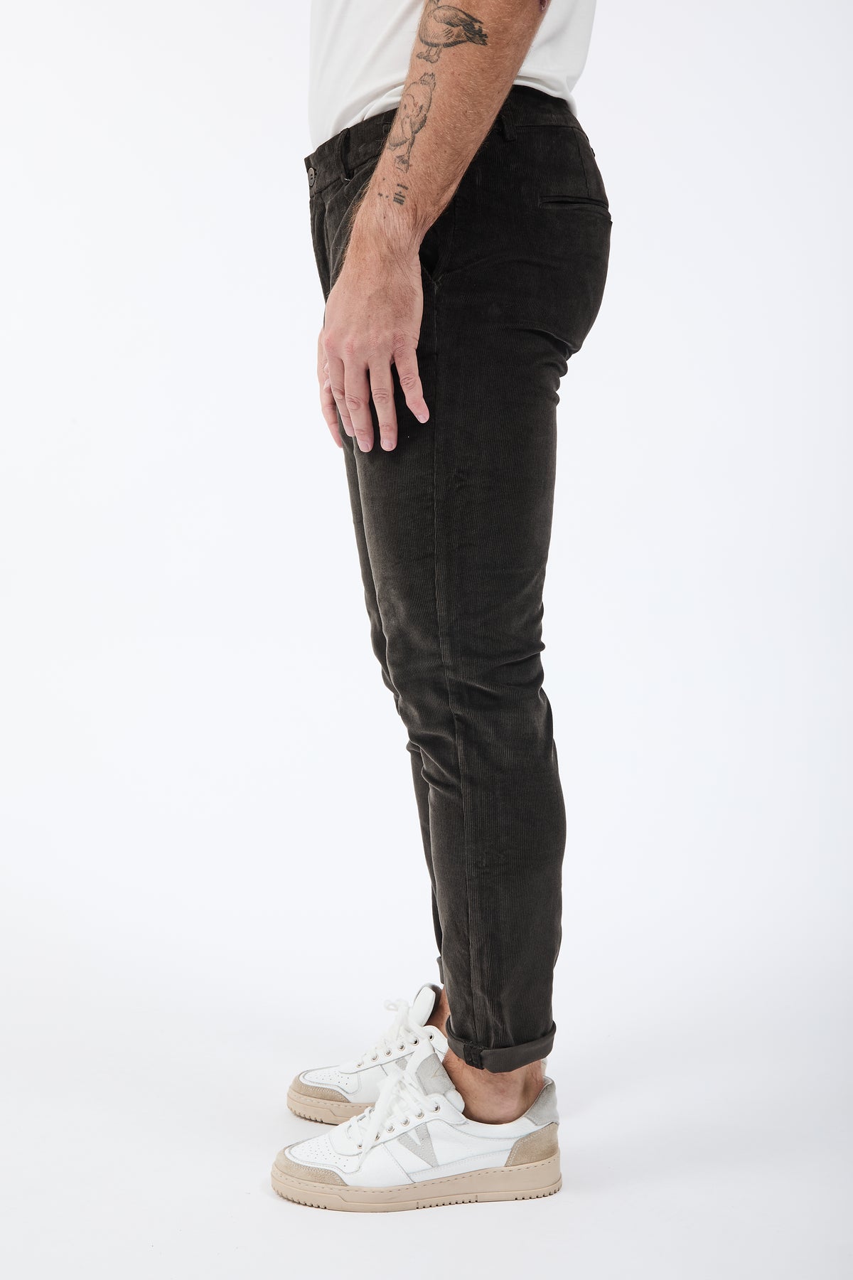 Pantalone Gianni Lupo Tahoma Velluto Coffee