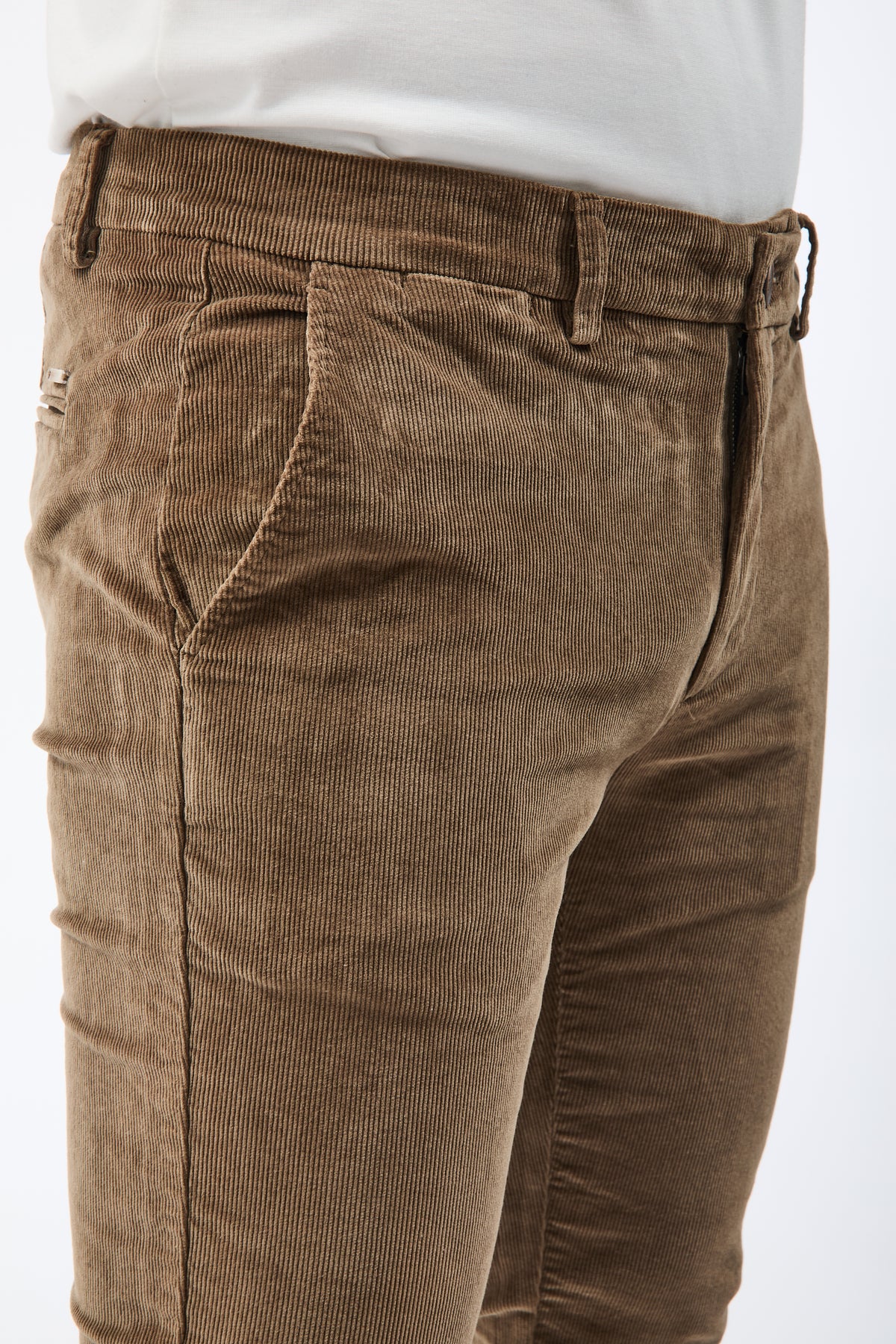 Pantalone Gianni Lupo Tahoma Velluto Cammello