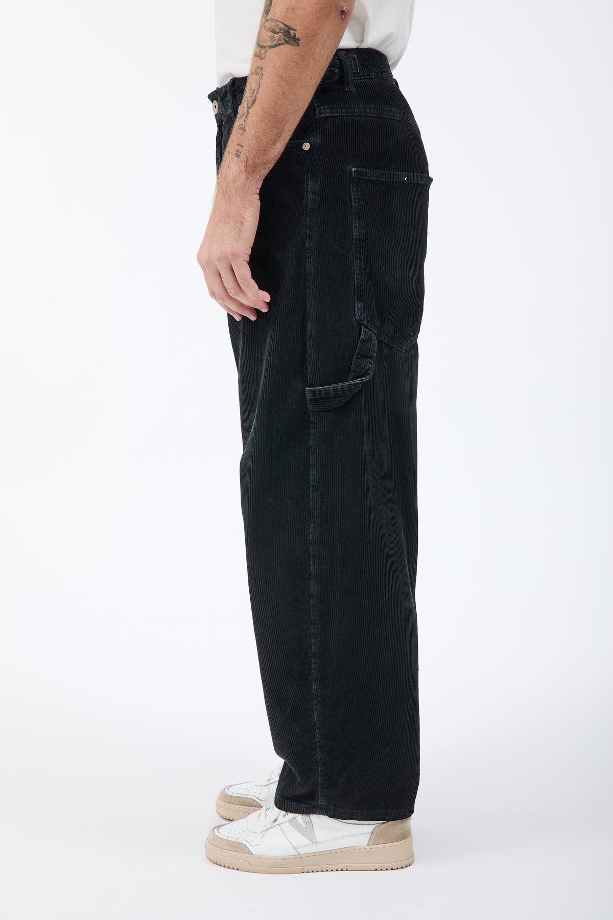 Pantalone Berna Carpenter Velluto Nero