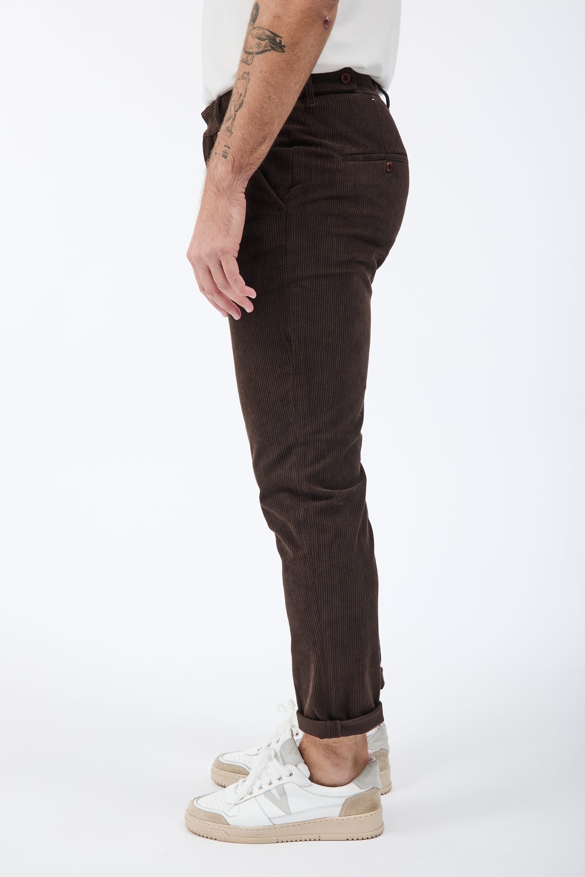 Pantalone Block Eleven Chinos Velluto Moro 10