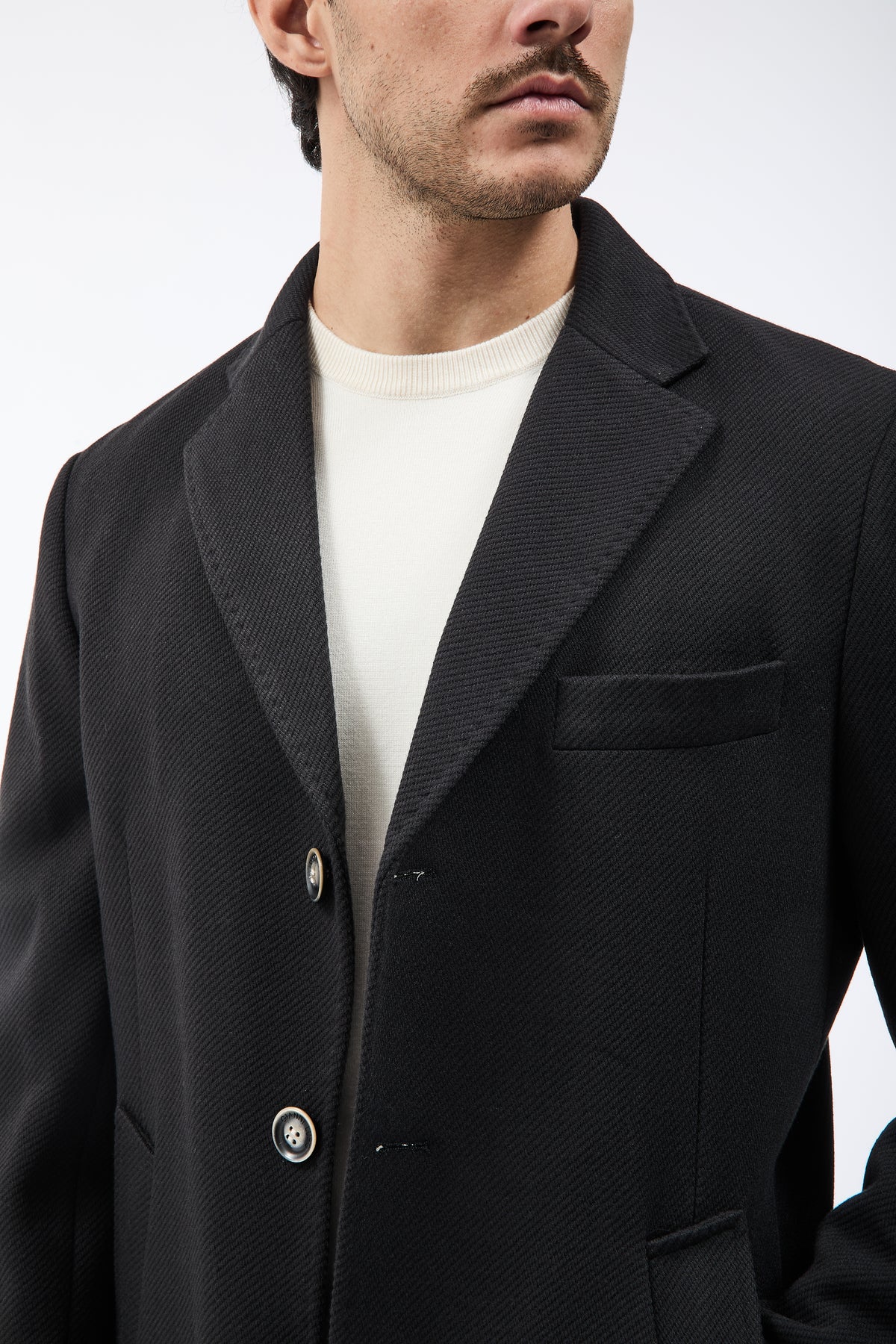 Cappotto Gianni Lupo 7035 Nero