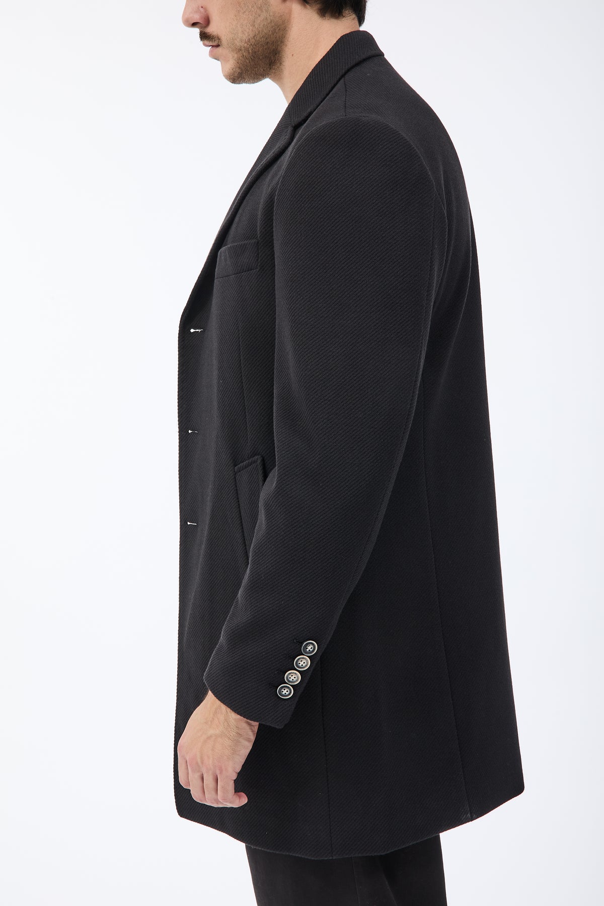Cappotto Gianni Lupo 7035 Nero