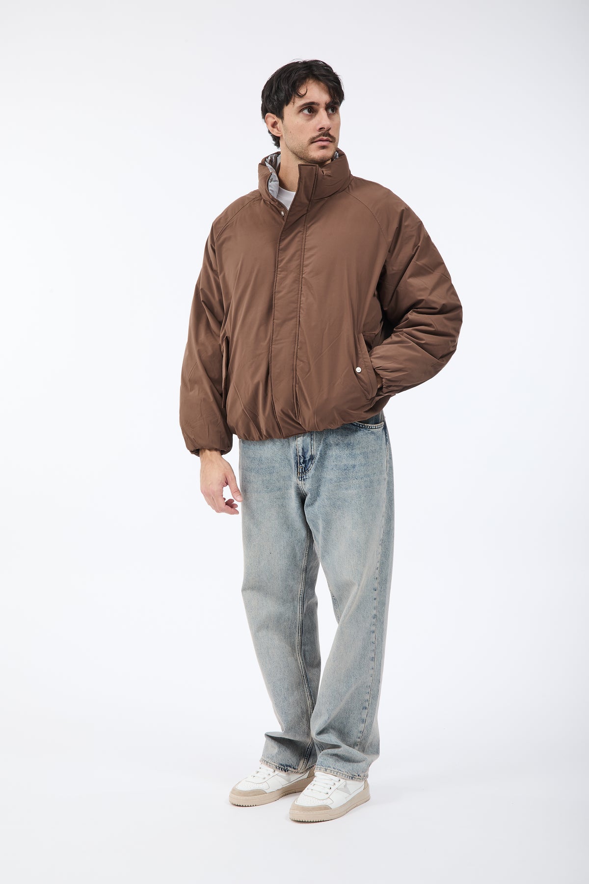 Piumino Imperial Cropped Moro 025