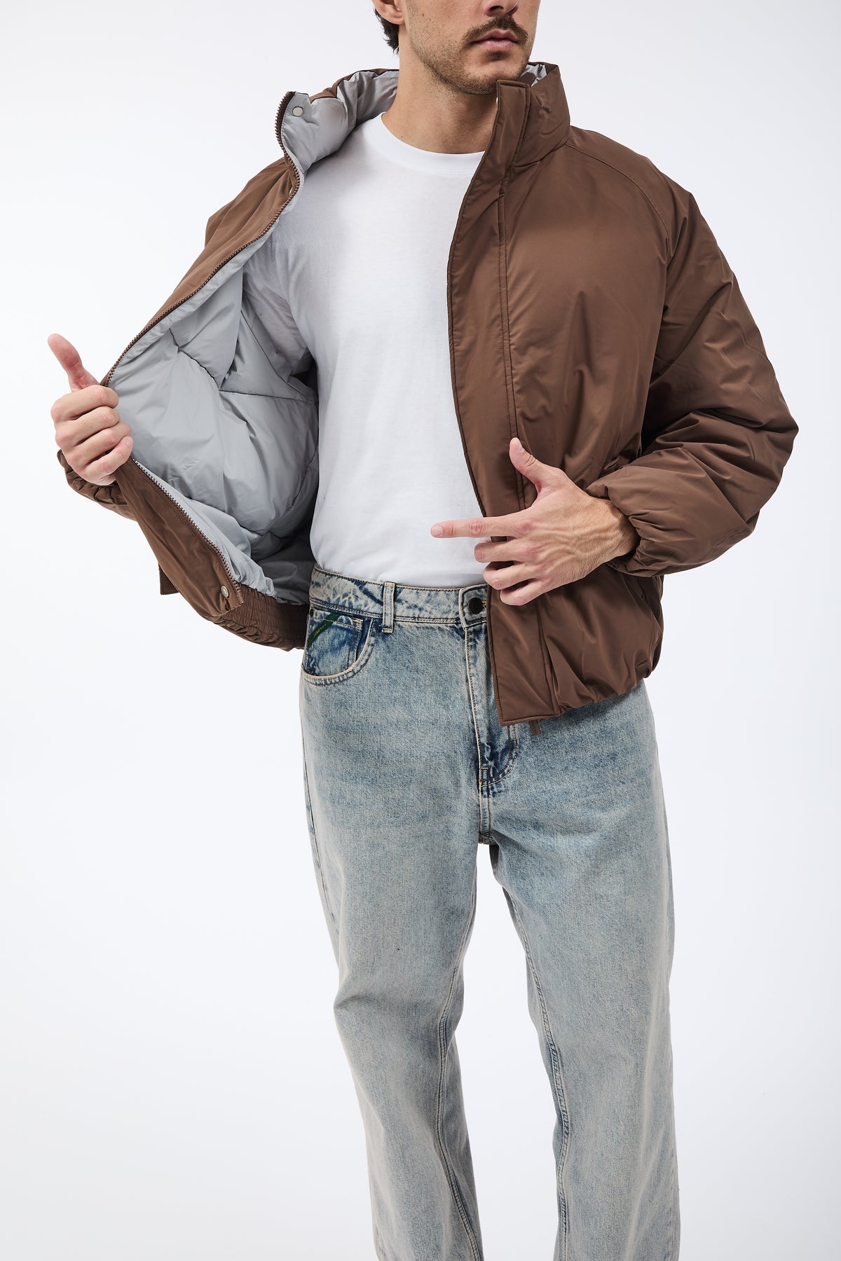 Piumino Imperial Cropped Moro 025
