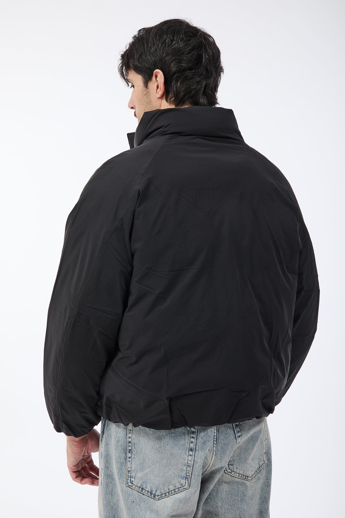 Piumino Imperial Cropped Nero 025