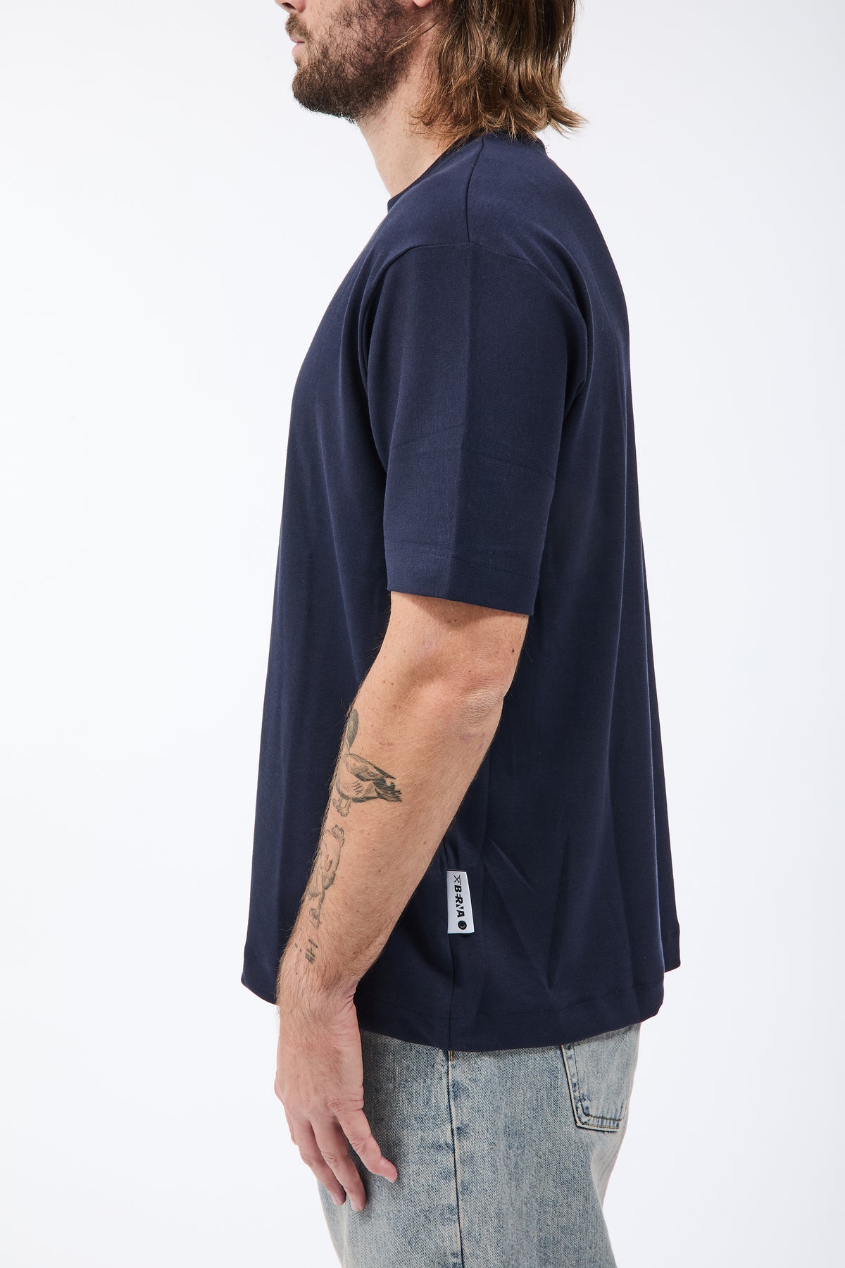 T-shirt Berna Interlock Blu