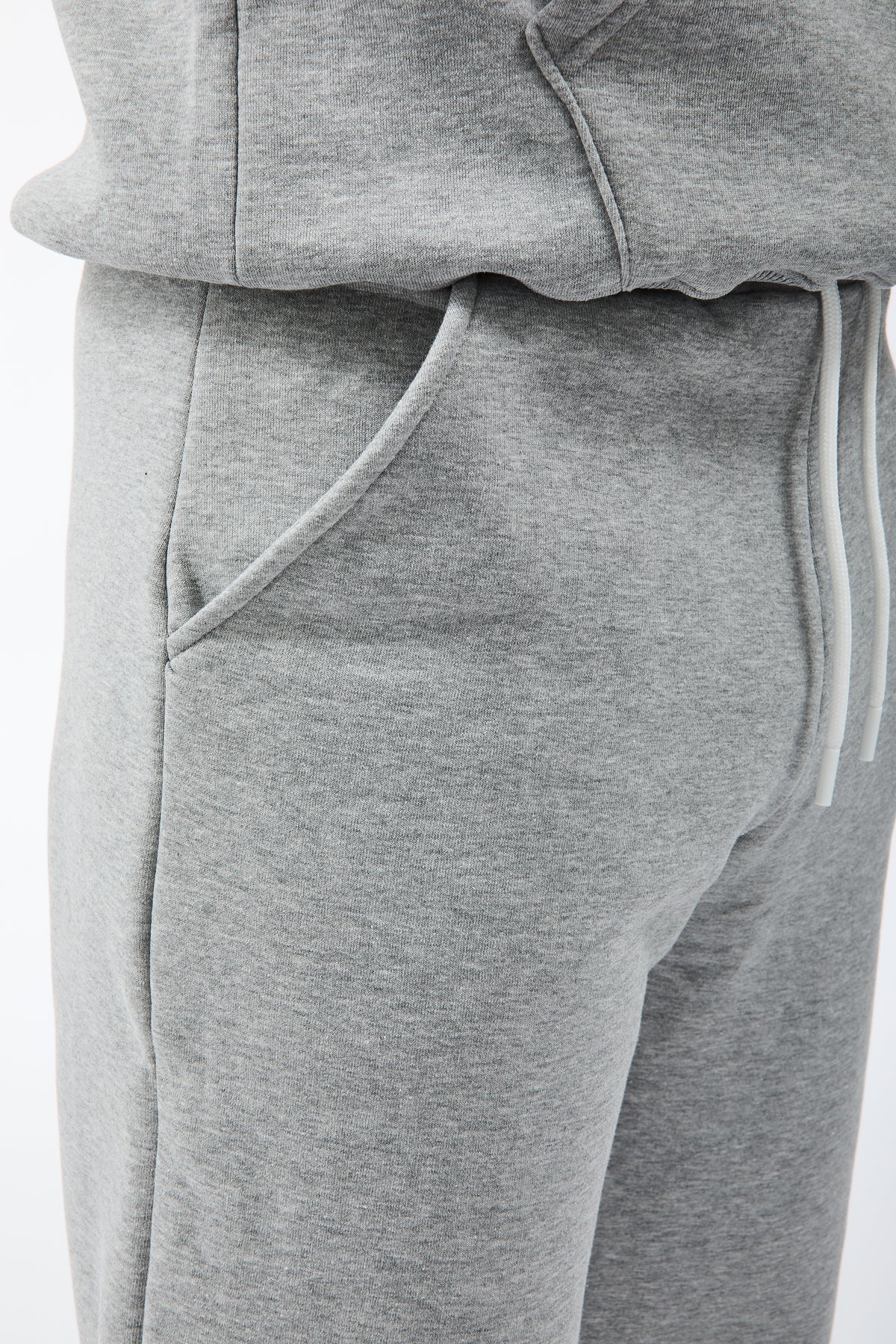 Pantalone Berna Felpa Polsino Grigio