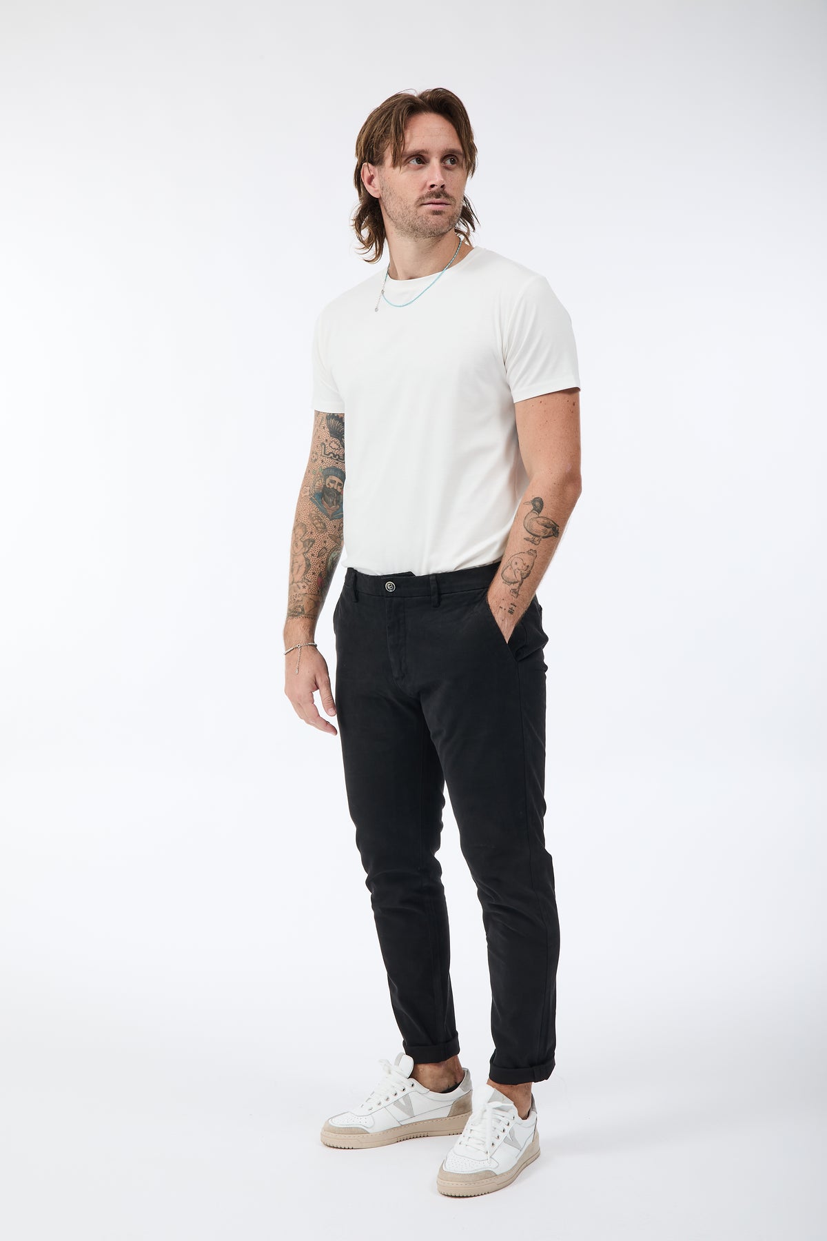Pantalone Gianni Lupo Tahoma Nero