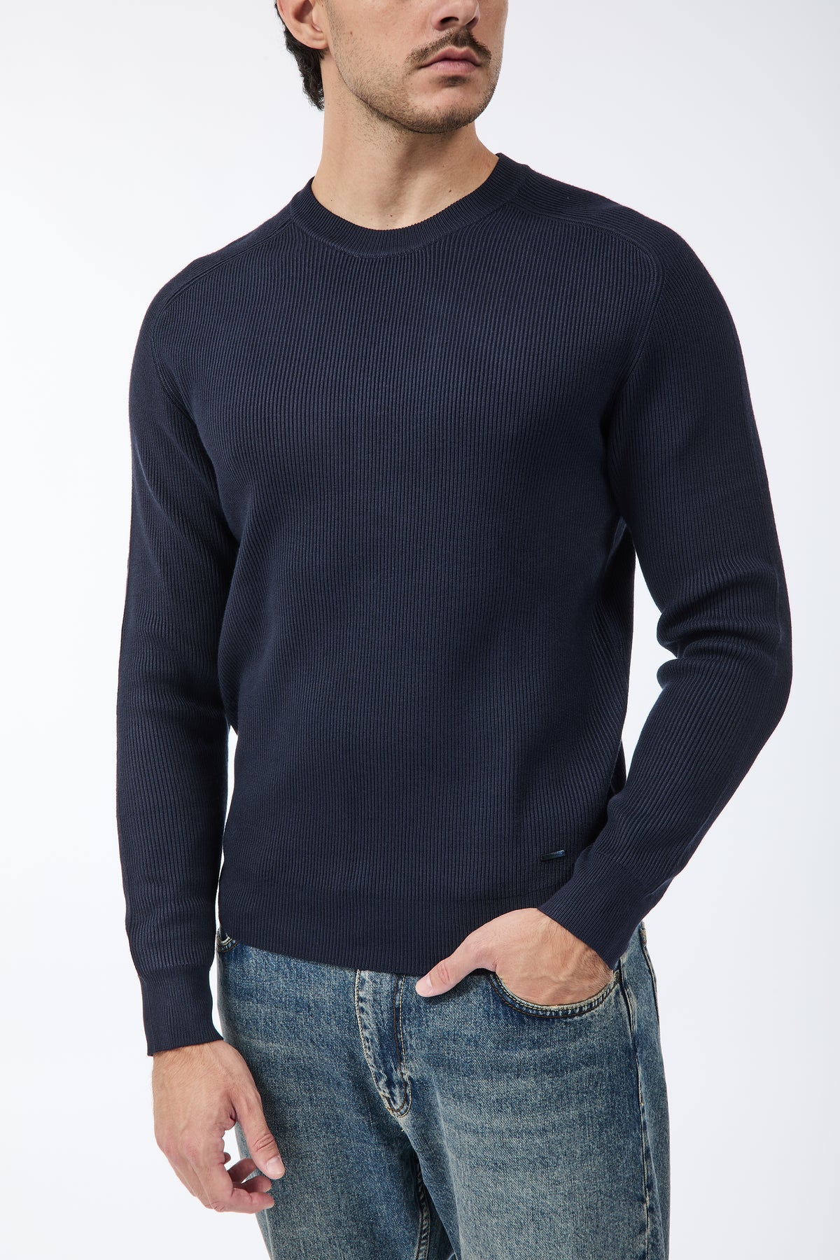 Maglione Gianni Lupo Navy 35213