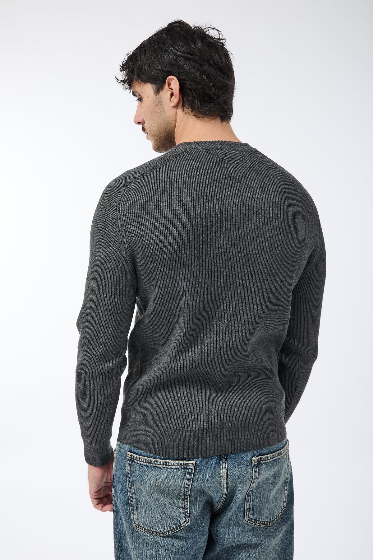 Maglione Gianni Lupo Grigio Scuro 35213