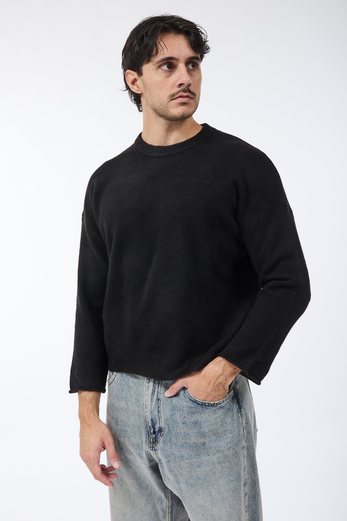 Maglione Berna Cropped Nero 281