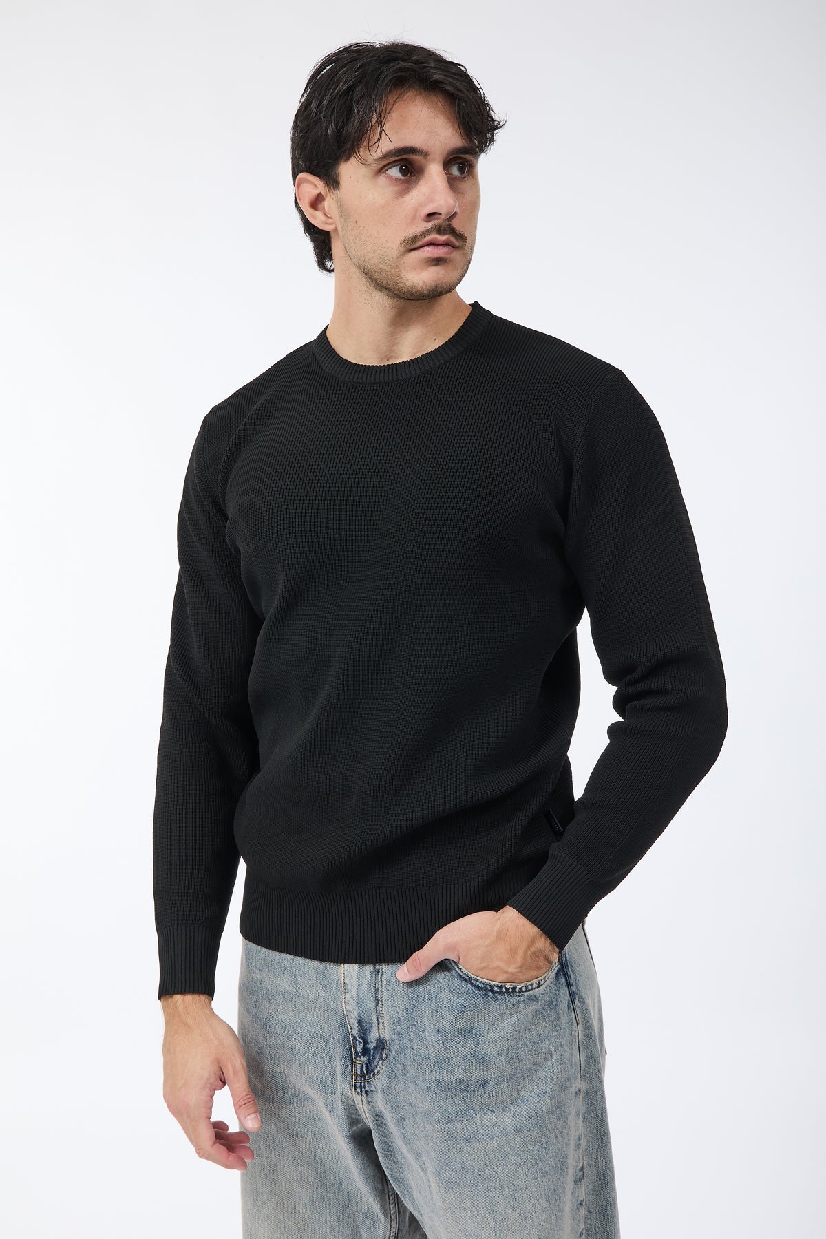 Maglione Over-d Nero M06