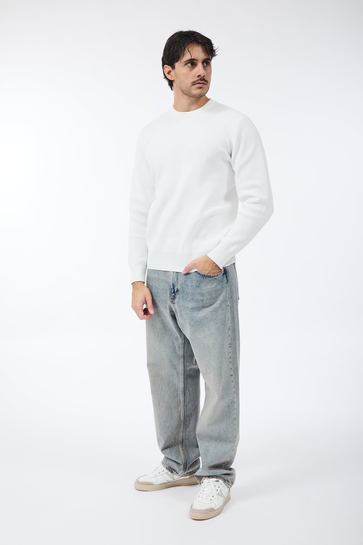 Maglione Over-d Panna M06
