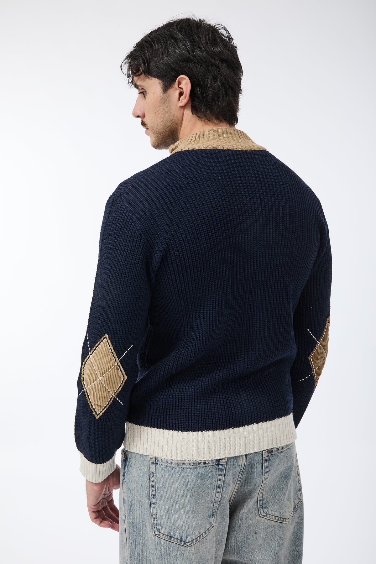 Cardigan V2 Zip Toppe Blu