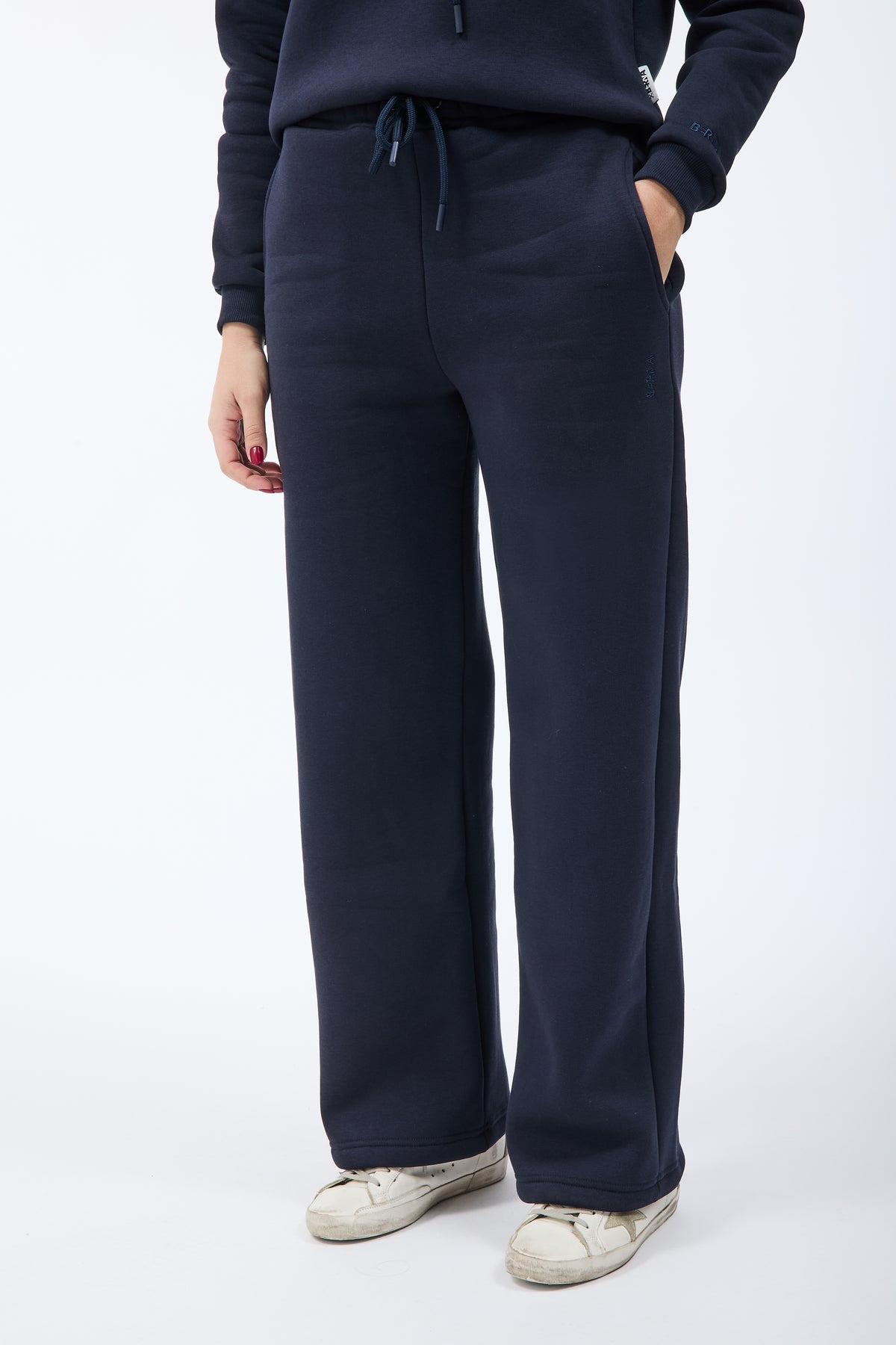 Pantalone Berna Felpa Palazzo Blu